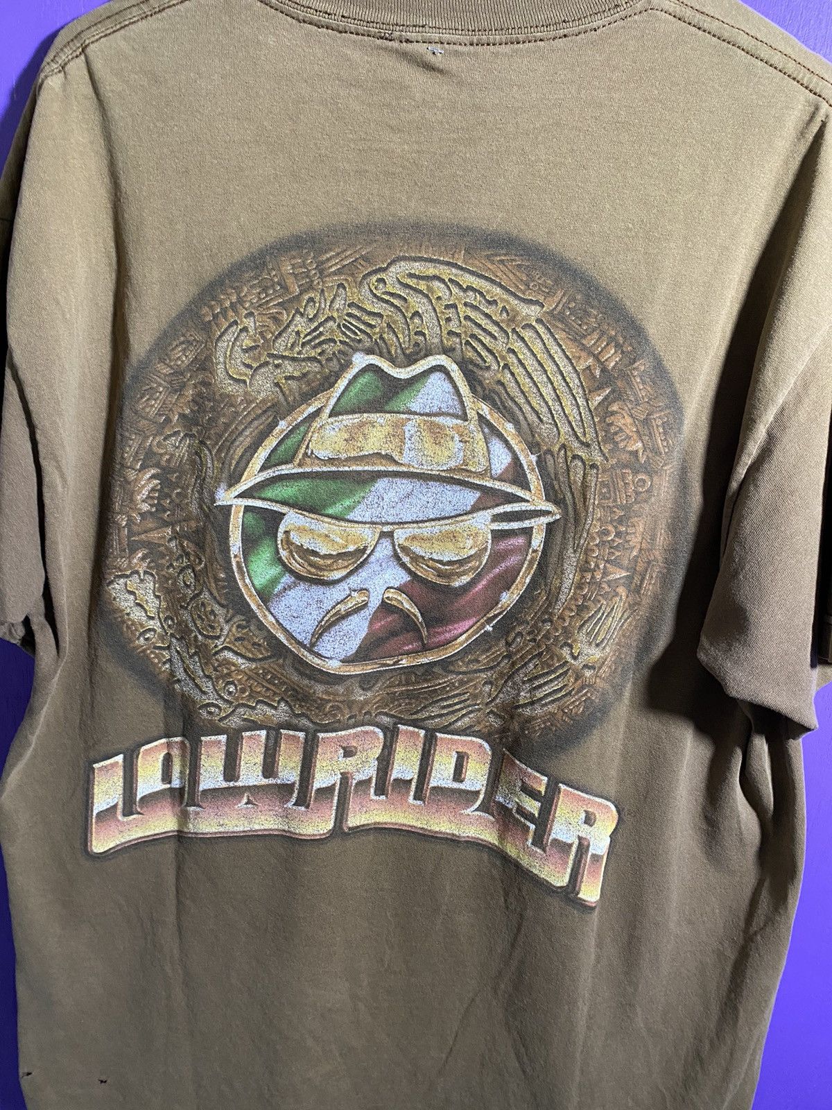 Vintage Vintage 90s Low-riders magazine logo t-shirt Size US XL / EU 56 / 4 - 3 Thumbnail