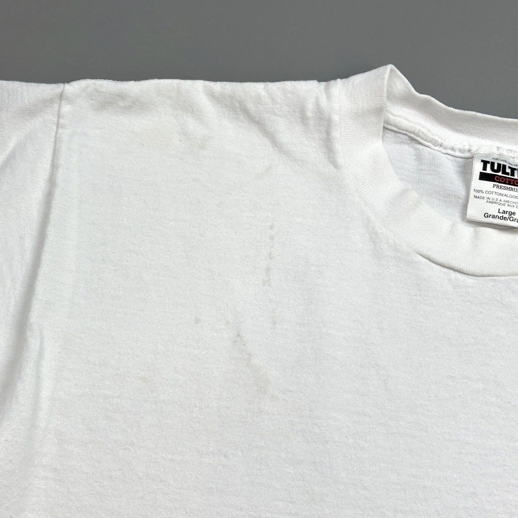 Tultex VINTAGE North Carolina Seafood Festival Shirt Mens Large White Tultex USA Made Size US L / EU 52-54 / 3 - 3 Thumbnail