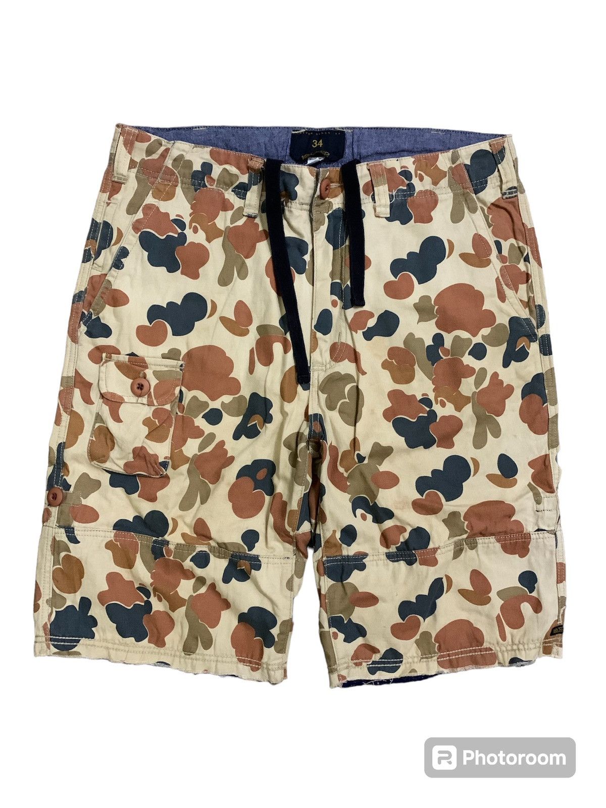 Vtg Japanese Better Duck Camo Short Pant