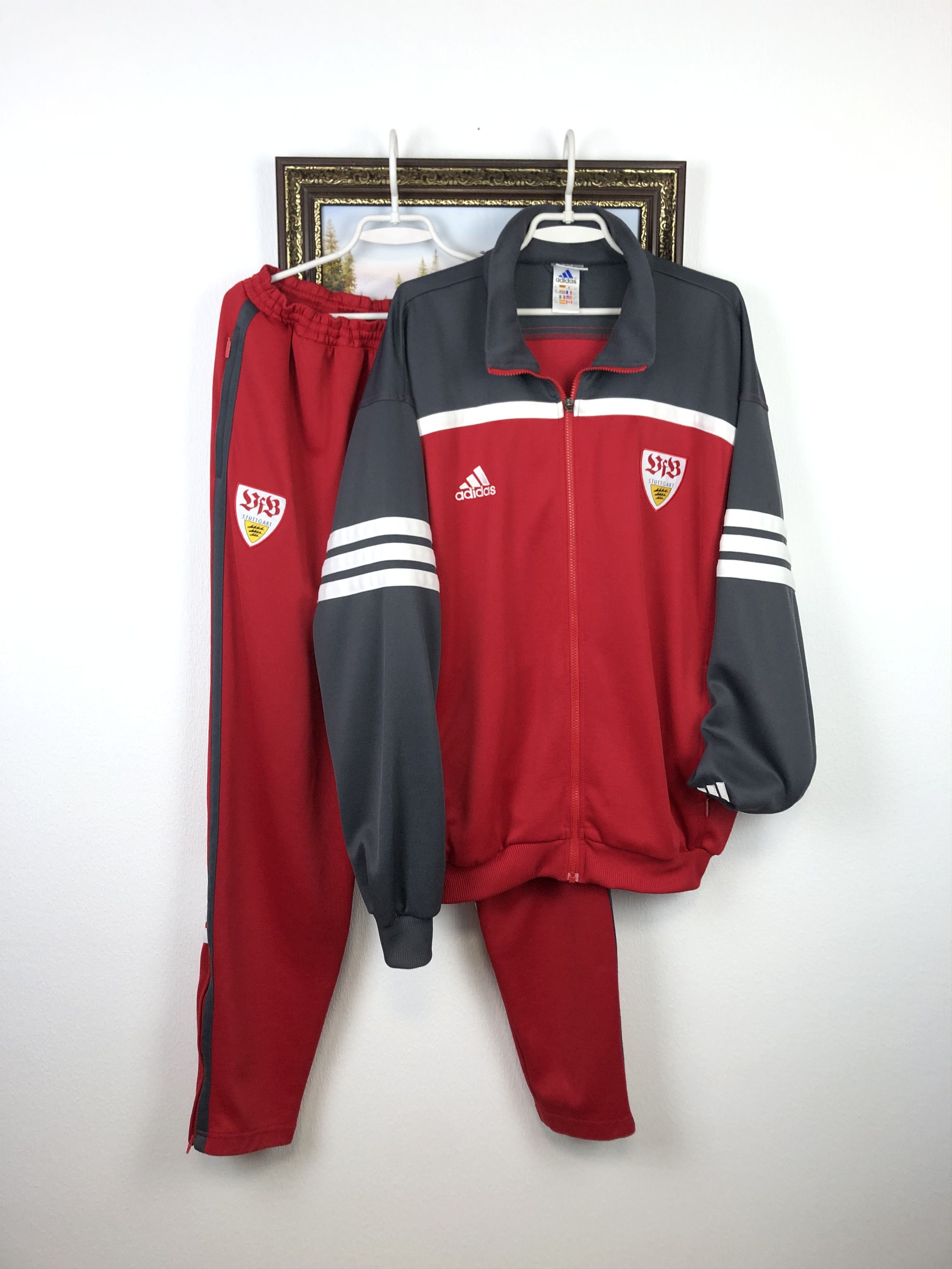 Adidas × Vintage Vintage adidas vfb stuttgart reversible 90s