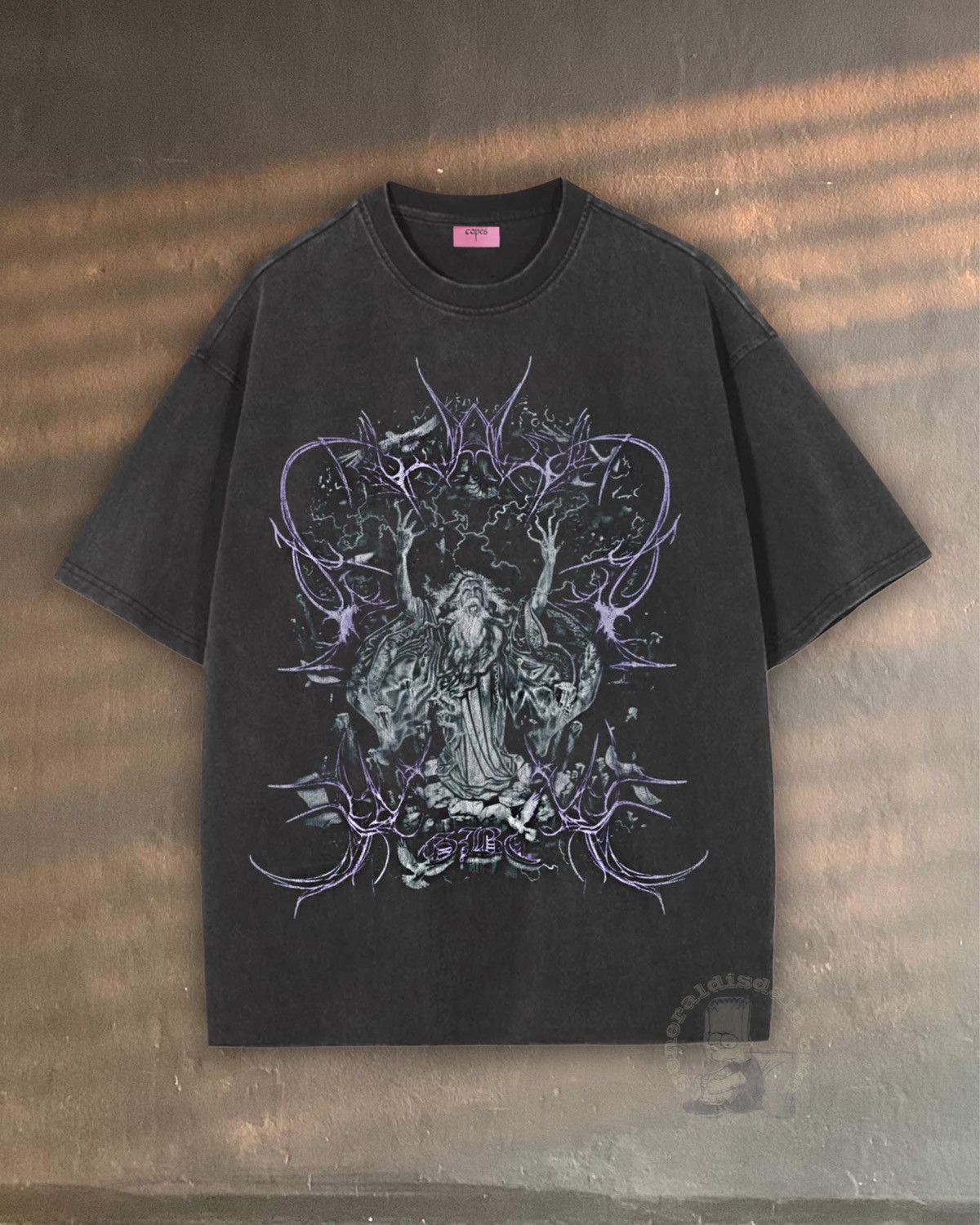 copes x døves x gothboiclique Dark Magician Tee vintage blk