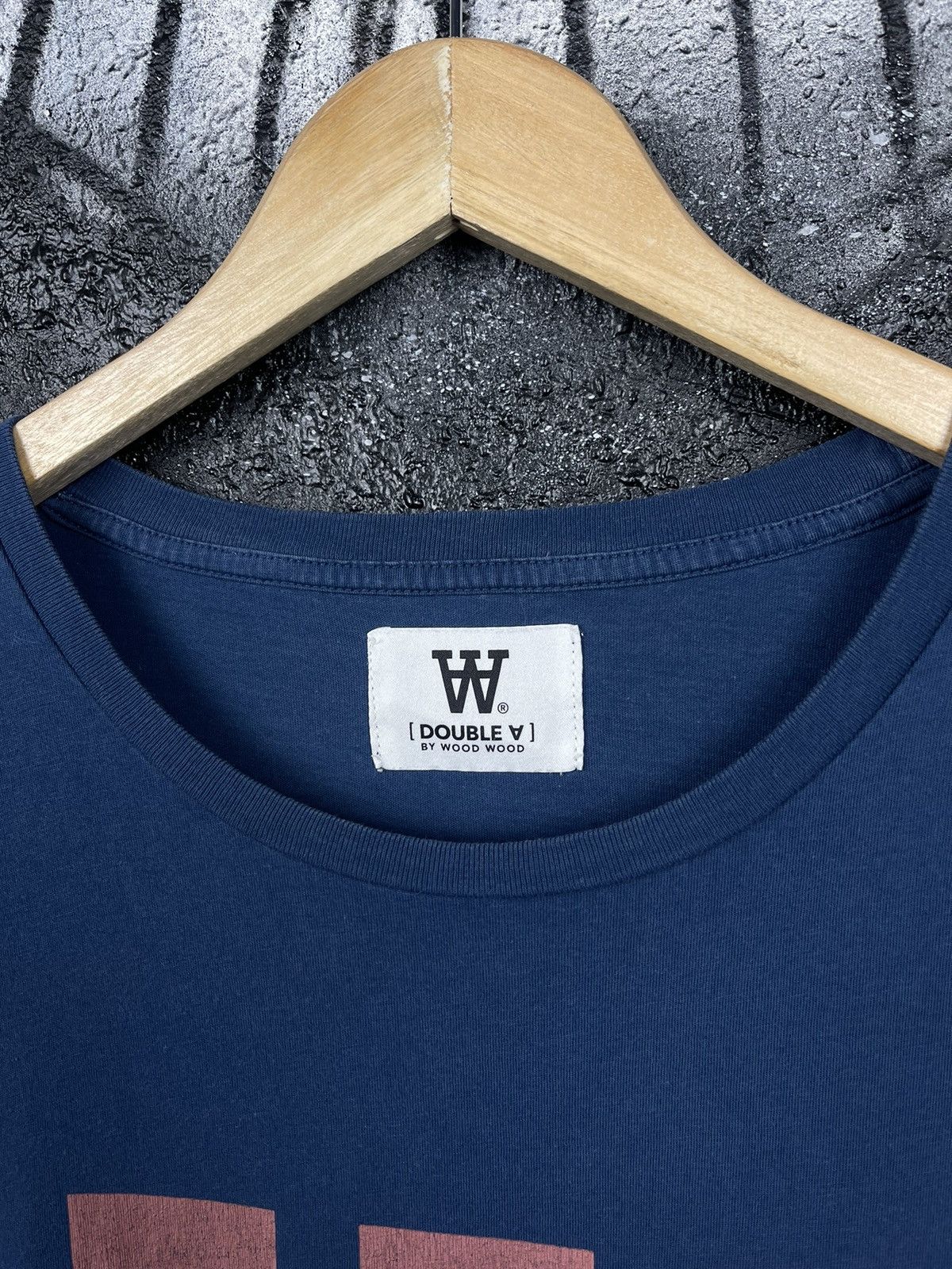 Wood Wood Wood Wood Double A Big Logo T-Shirt Men’s Size L Size US L / EU 52-54 / 3 - 6 Thumbnail