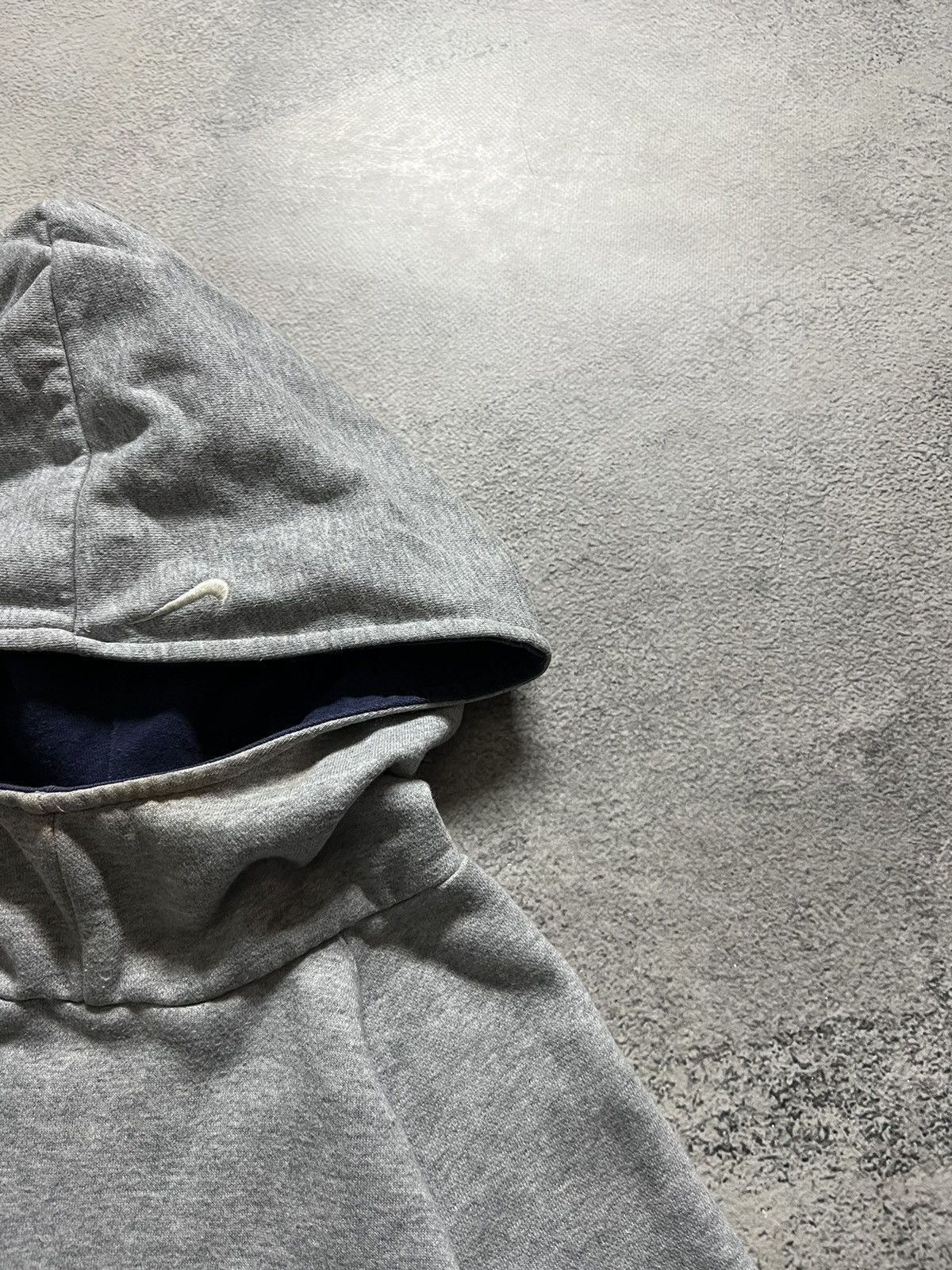 Nike × Vintage Vintage Y2k Nike 🩶 Just Do It Velour Big Logo Hoodie 00’s Size US S / EU 44-46 / 1 - 8 Thumbnail