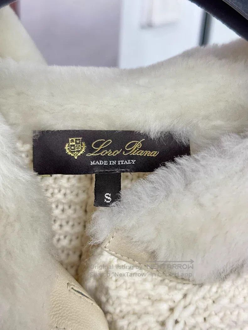 Loro Piana Loro Piana White fur and cashmere hooded jacket Size S / US 4 / IT 40 - 2 Thumbnail