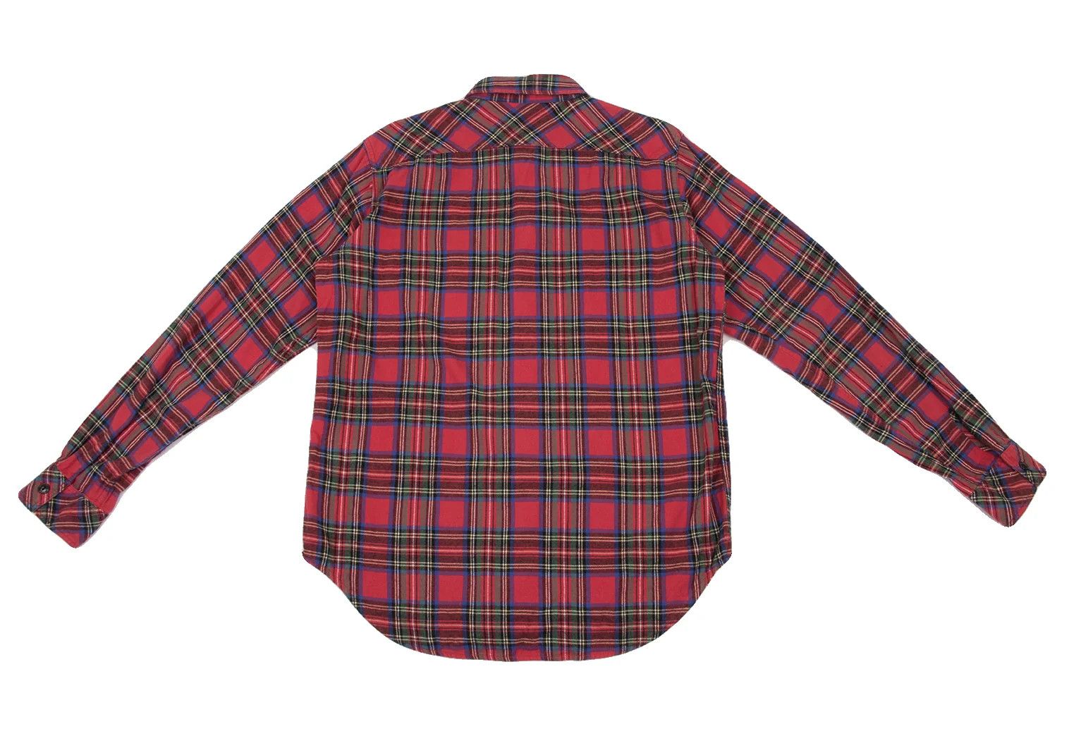 Engineered Garments Tartan Check Flannel Shirt in Red and Blue, Size L Size US L / EU 52-54 / 3 - 11 Thumbnail