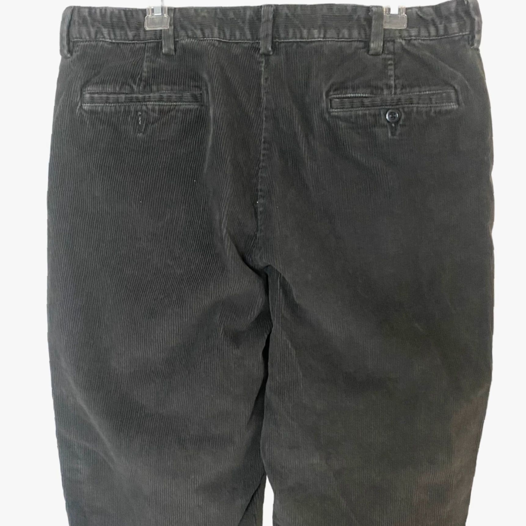 Vintage VINTAGE L.L. Bean Men's Corduroy Pants Flat Front Stretch Casual Waist 38X30 Gray Size US 38 / EU 54 - 6 Thumbnail