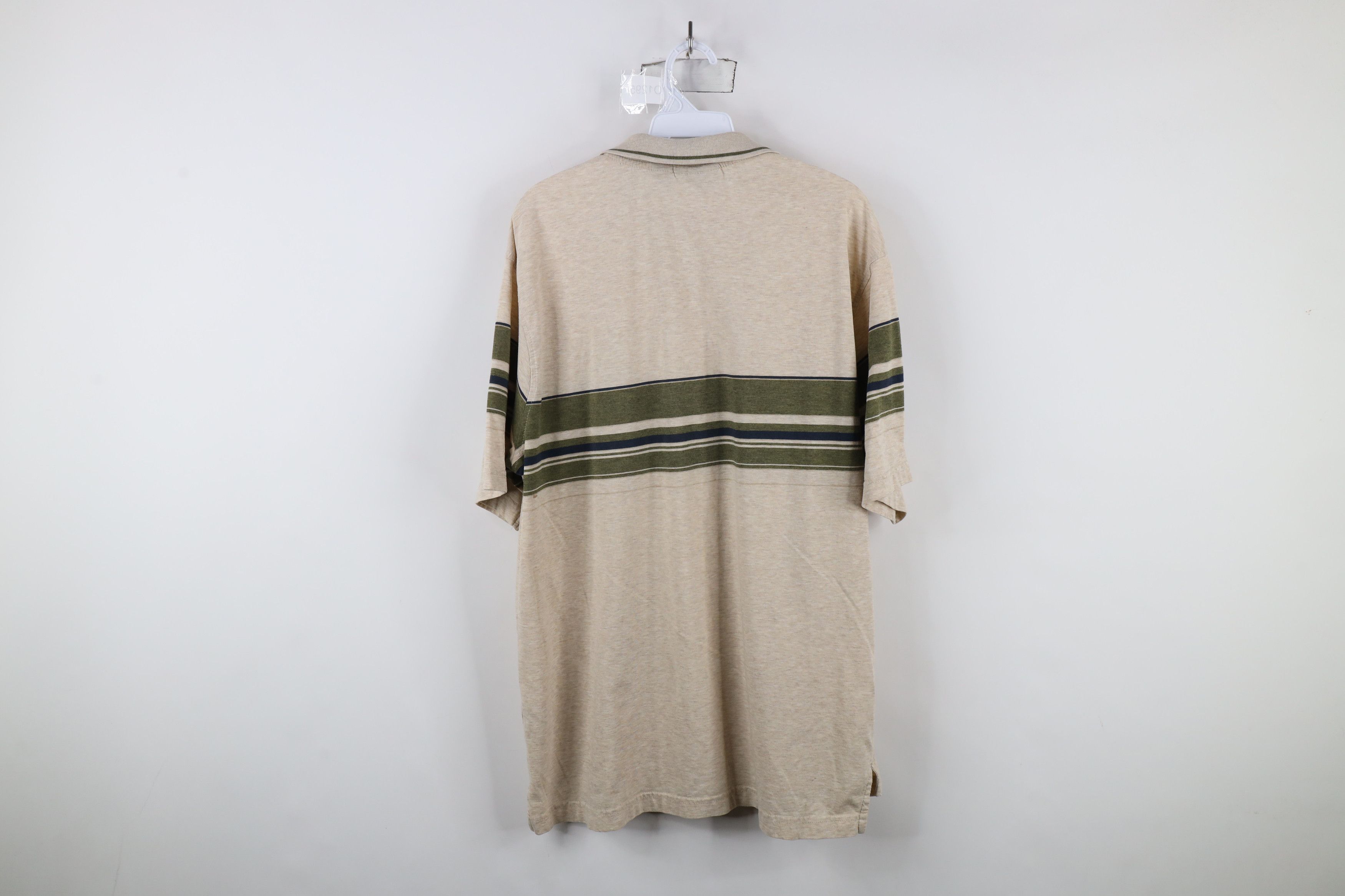 Vintage Vintage 90s Streetwear Striped Collared Golf Polo Shirt Size US L / EU 52-54 / 3 - 11 Thumbnail