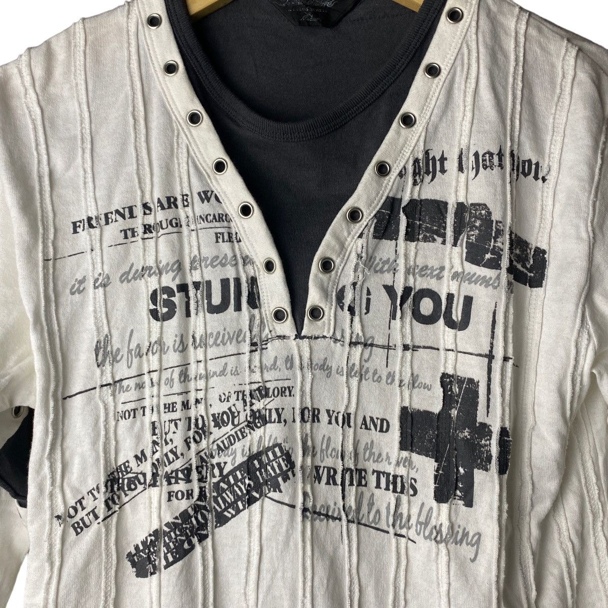 Hysteric Glamour Beaumere Double Layer Poem Bondage Longsleeve Size US S / EU 44-46 / 1 - 2 Thumbnail