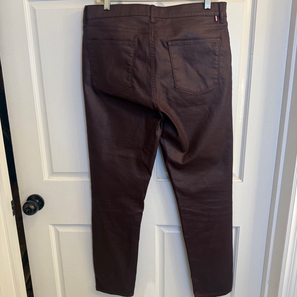 Tommy Hilfiger Women's Tommy Hilfiger waxed Pants Size 14 Brown Size 36" / US 14 / IT 50 - 2 Thumbnail