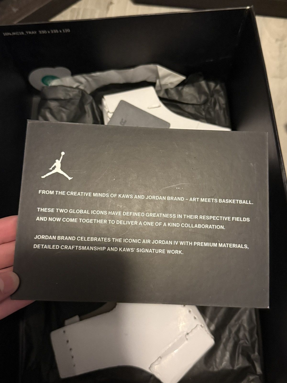 Jordan Brand × Kaws KAWS Jordan 4 Retro Cool Grey Size US 10 / EU 43 - 9 Thumbnail
