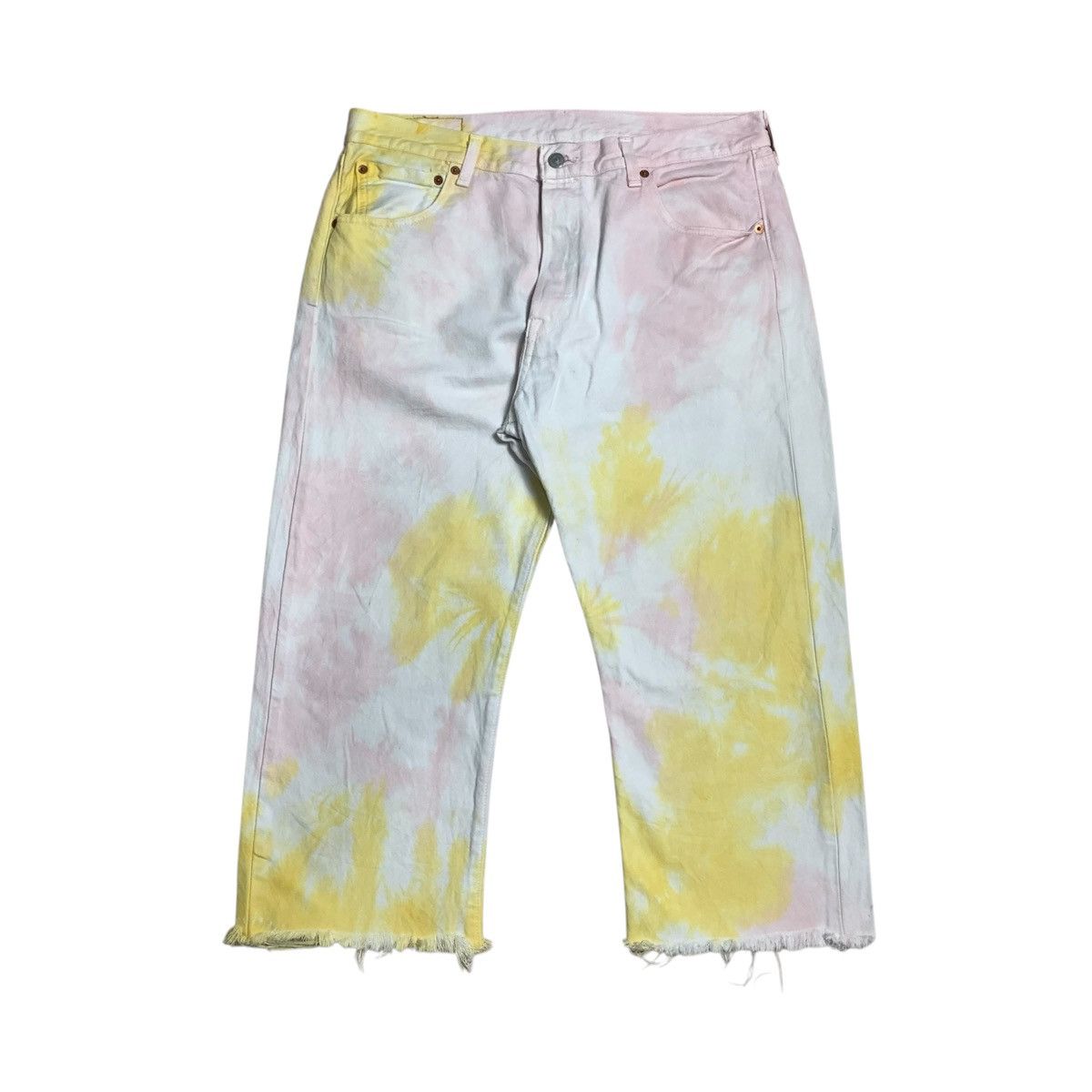 Levi's Levi's minimalist white denim 3/4 short Size US 35 - 2 Thumbnail