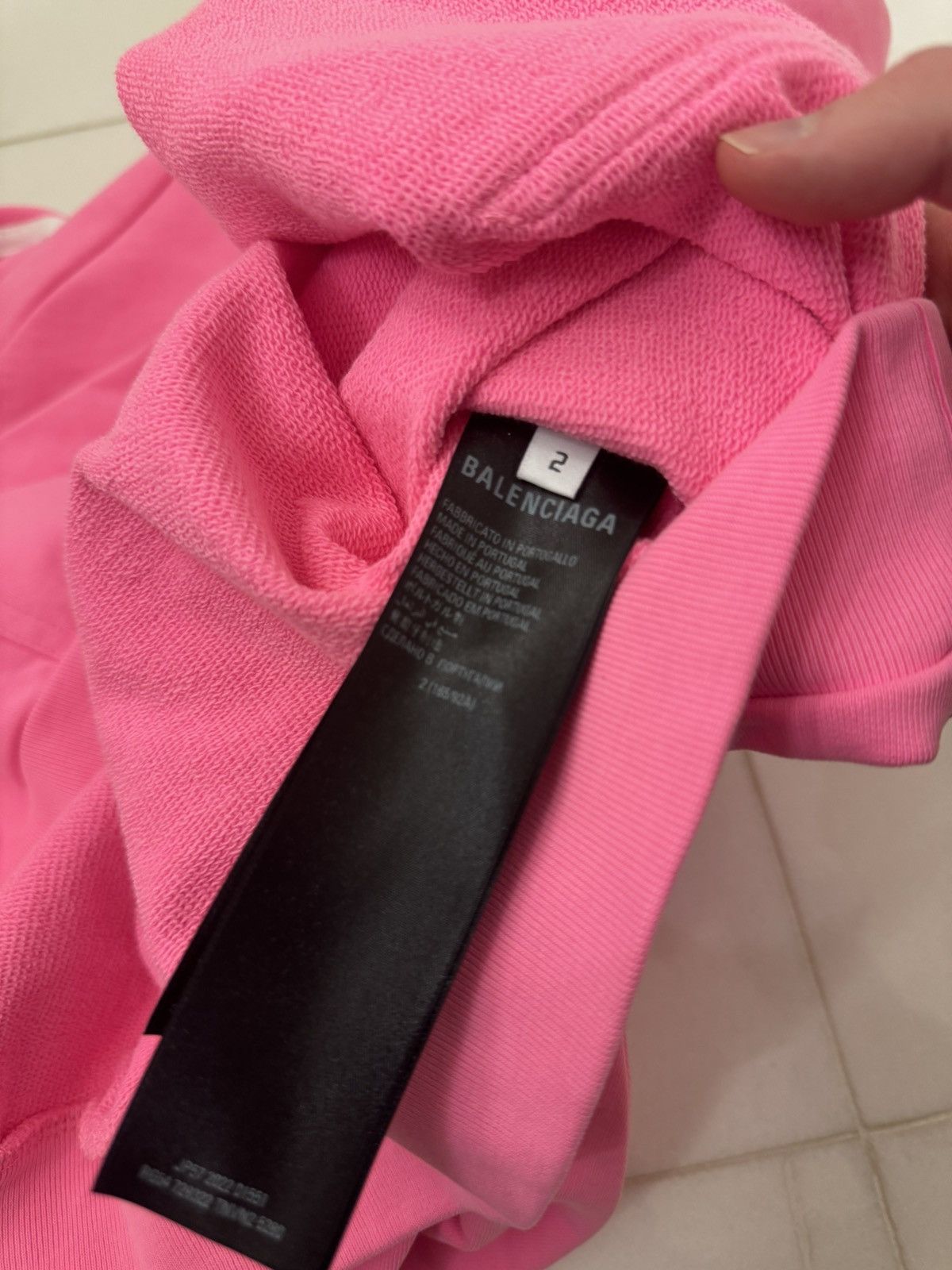 Balenciaga Balenciaga Pink Adidas Hoodie Size US L / EU 52-54 / 3 - 4 Thumbnail