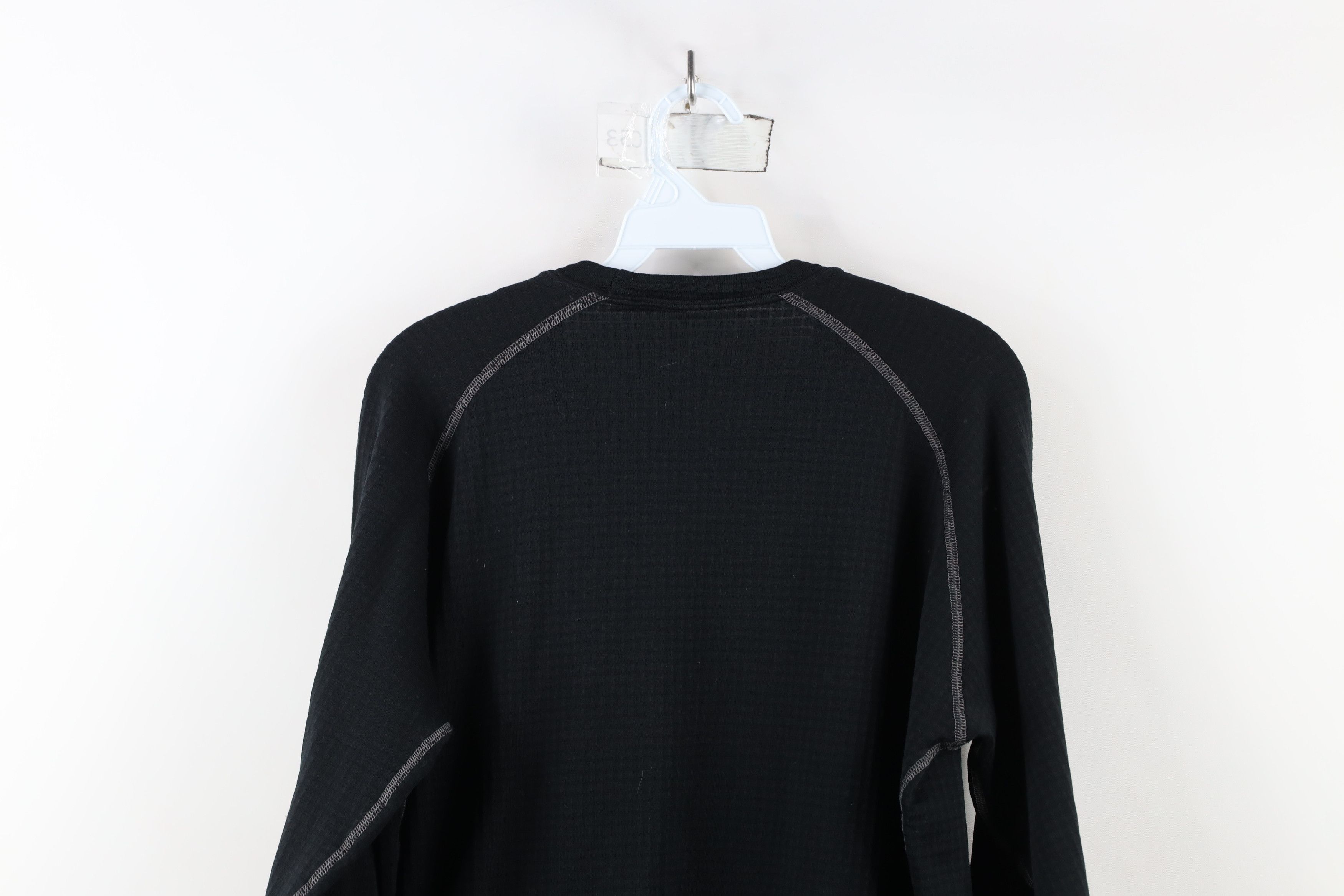 Cabelas × Vintage Vintage Cabelas Thermal Fleece Lined Sweatshirt Black Size US L / EU 52-54 / 3 - 12 Thumbnail