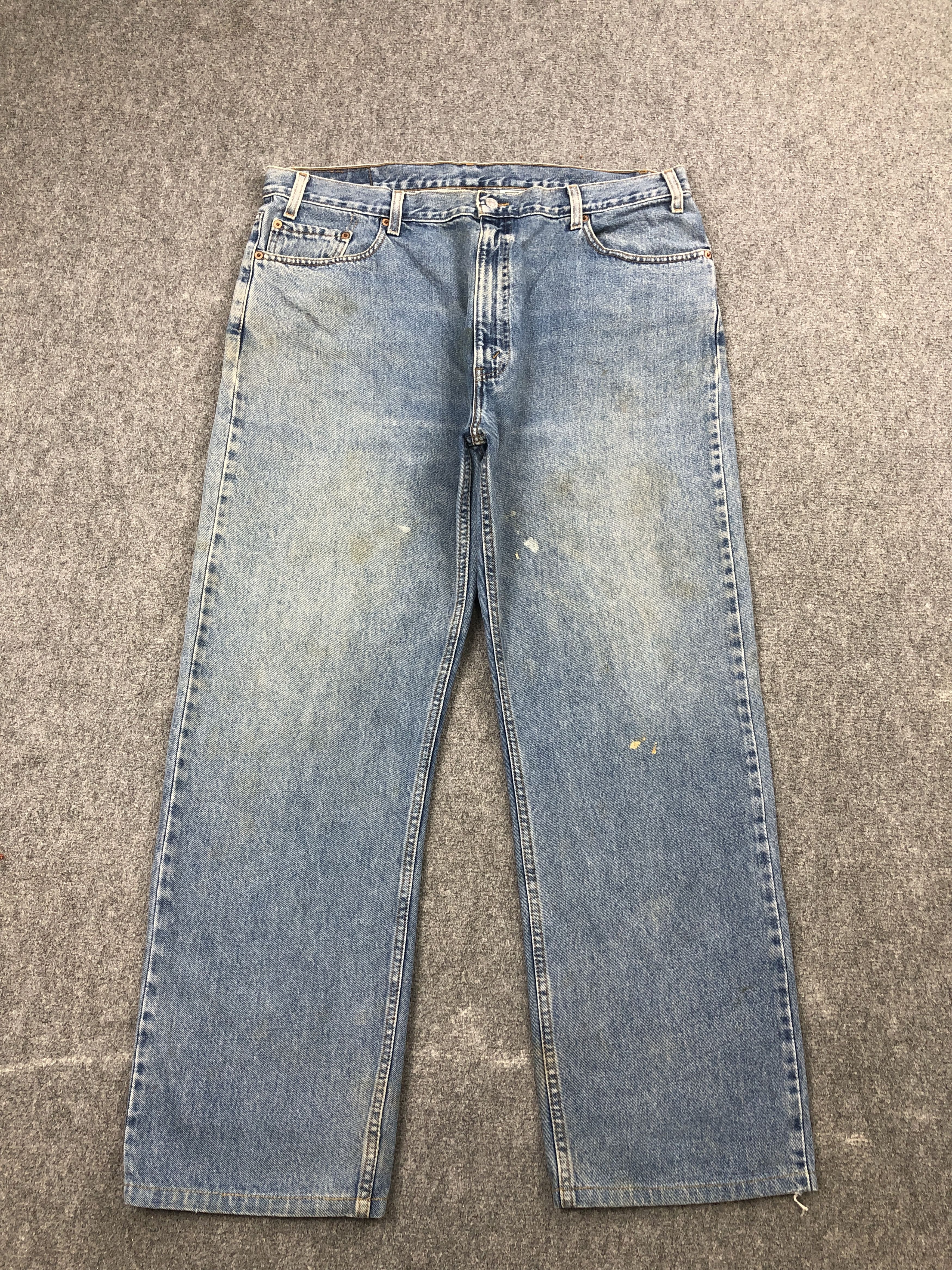 Levi's Vintage 90s Levis 505 Light Wash Jeans DP2437 Size US 39 - 1 Thumbnail