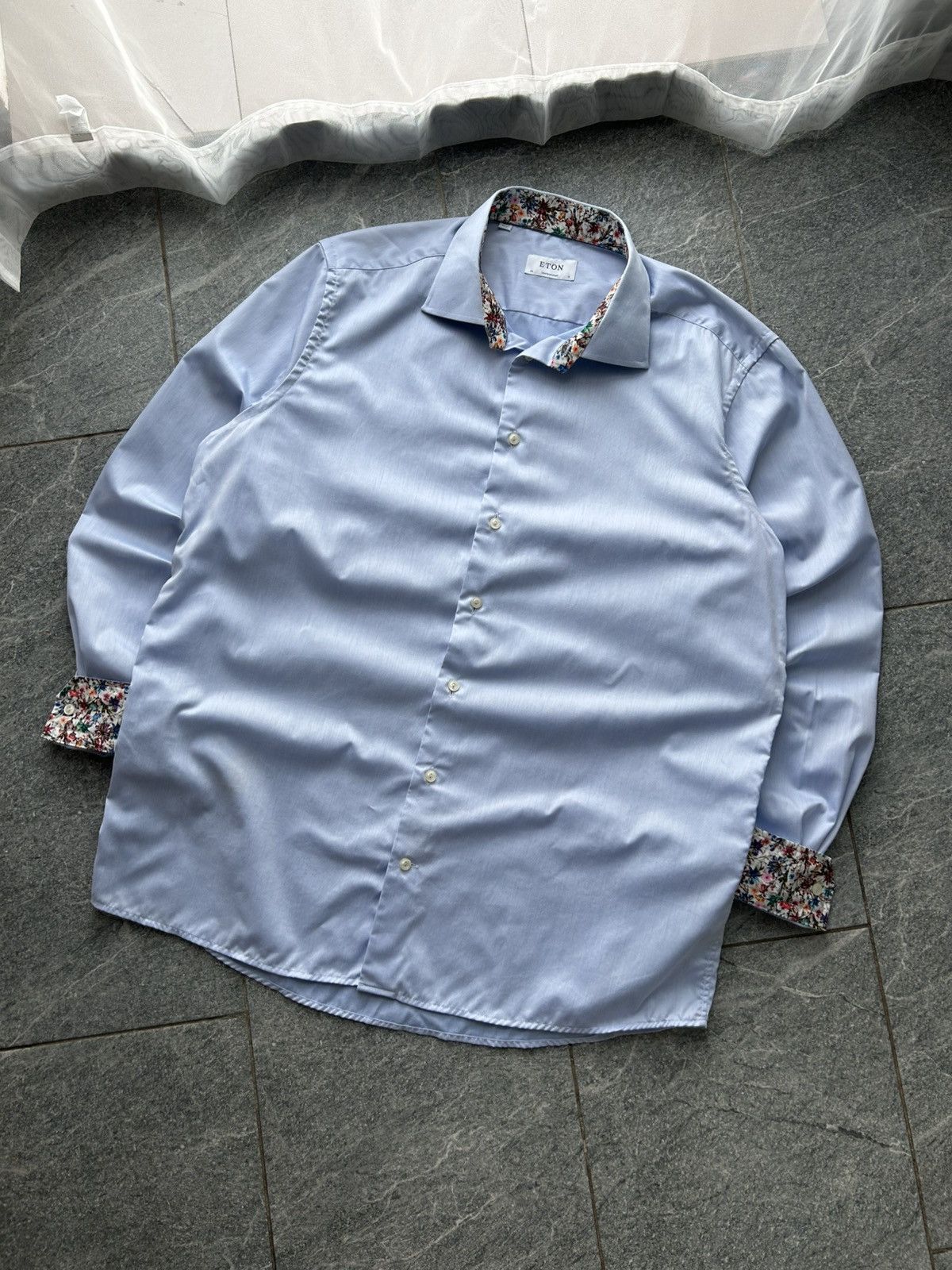 Eton Vintage shirts eton man’s Size US L / EU 52-54 / 3 - 1 Thumbnail