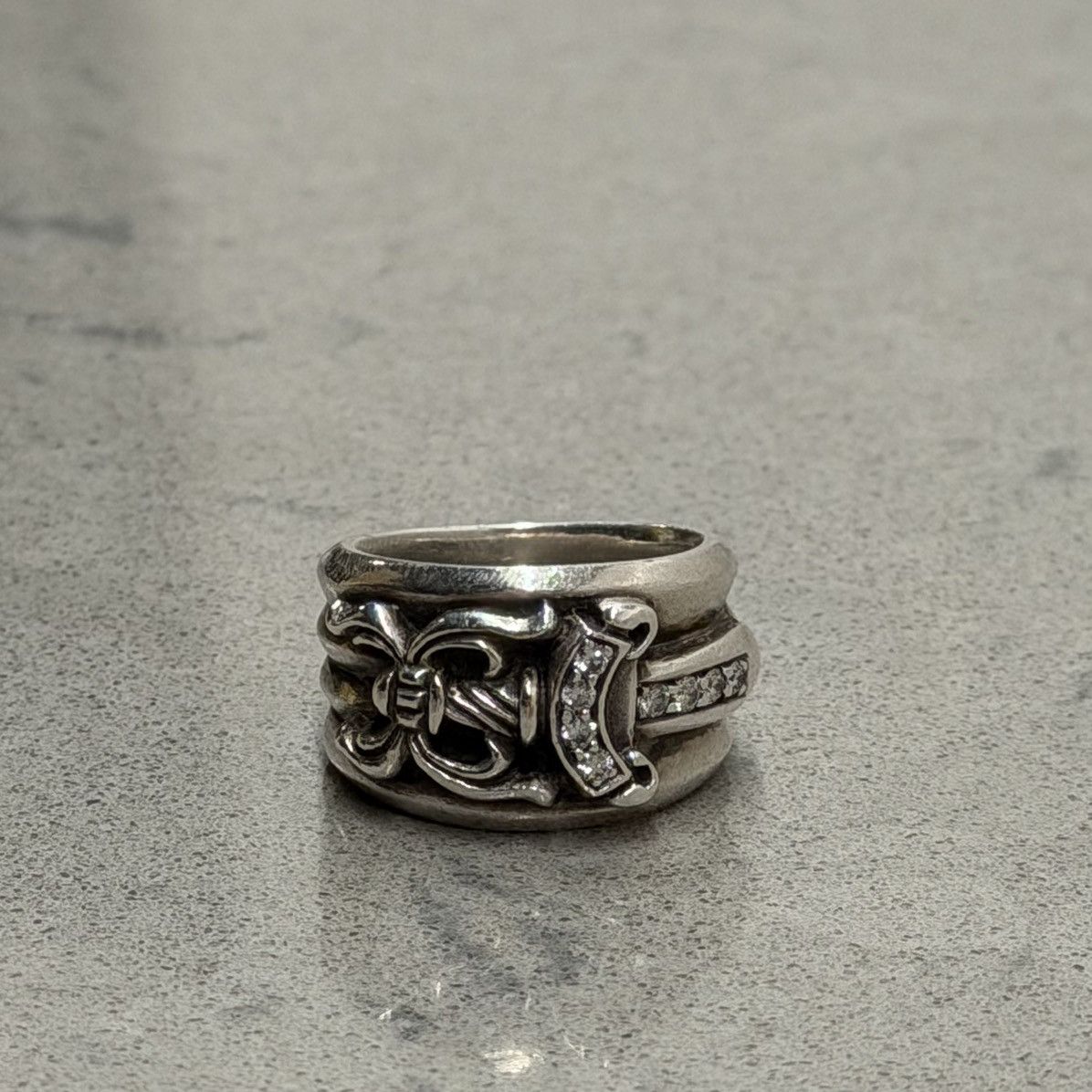 Chrome Hearts Factory Diamond Pave Dagger Ring 6.5 Size ONE SIZE - 9 Thumbnail