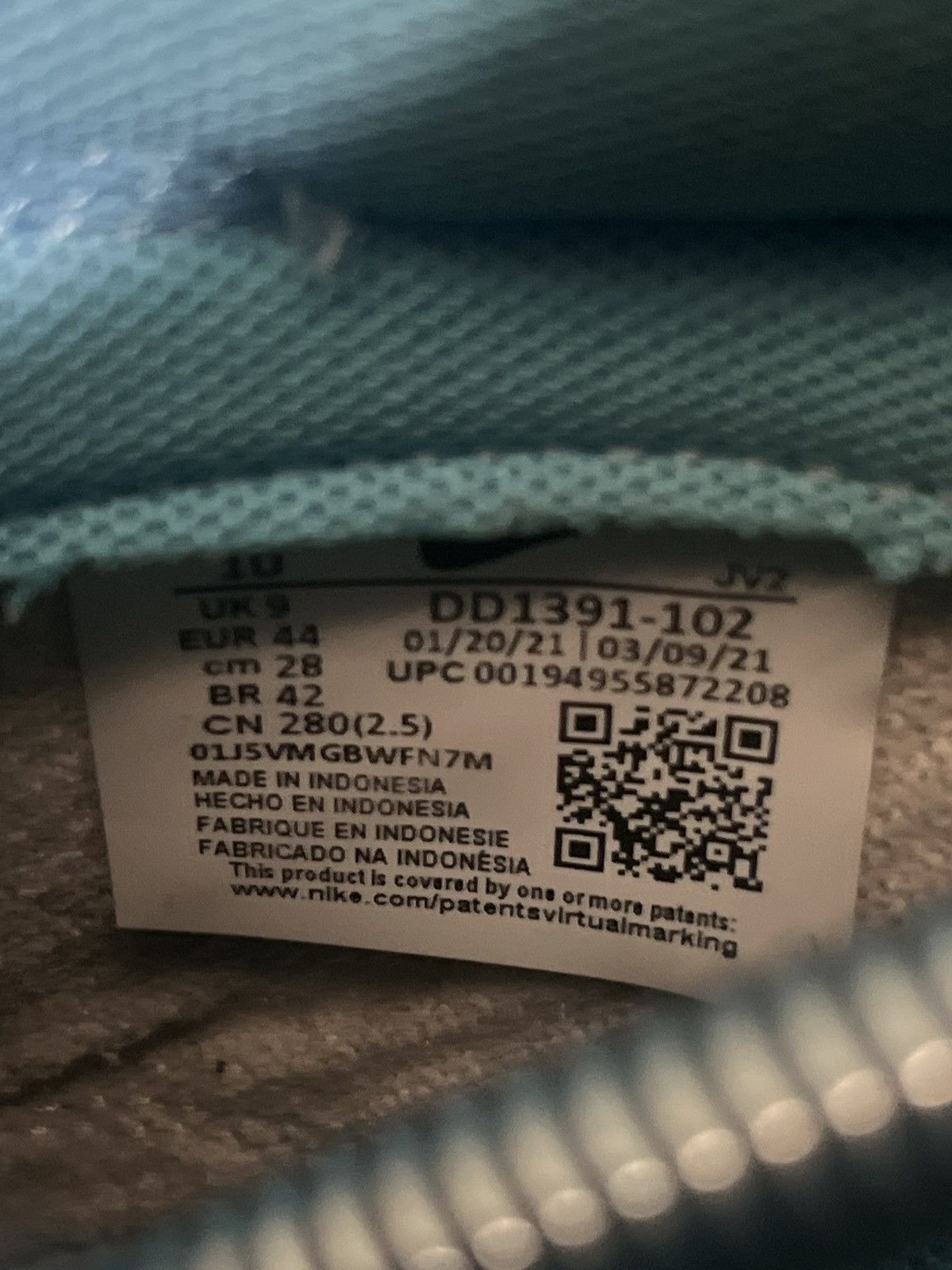 Nike Nike Dunk Low “University Blue” Size US 10 / EU 43 - 4 Thumbnail