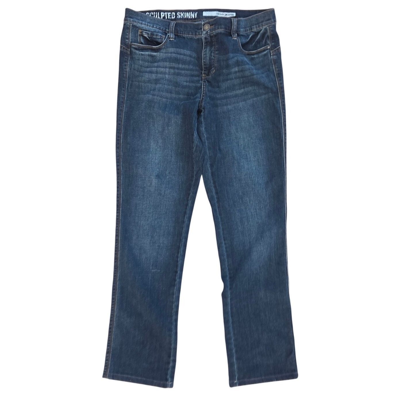 DKNY DKNY Sculpted Skinny Jeans Dark Wash Denim - Size 12 Size 34" / US 12 / IT 48 - 2 Thumbnail