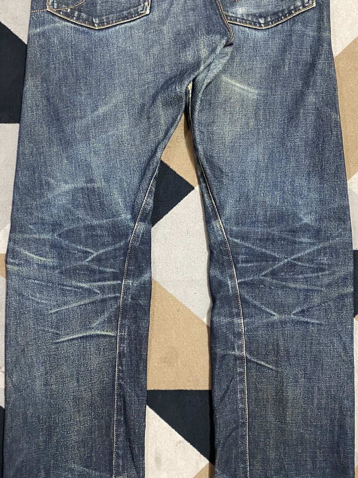 Edwin Edwin Japanese denim jeans with a unique, distressed jeans Size US 29 - 6 Thumbnail