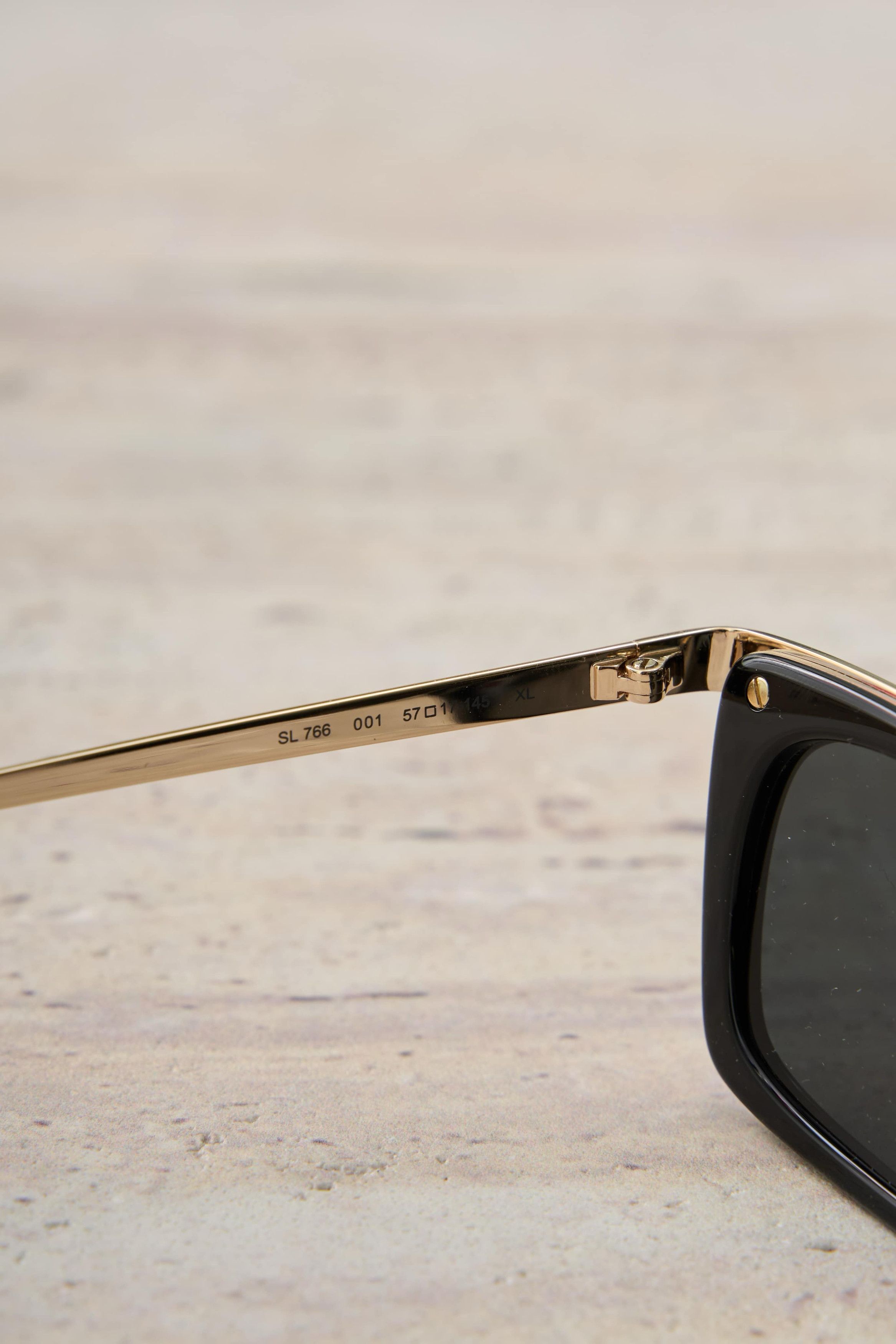Saint Laurent Paris SAINT LAURENT SL 766 001 GOLD BLACK Size ONE SIZE - 2 Thumbnail