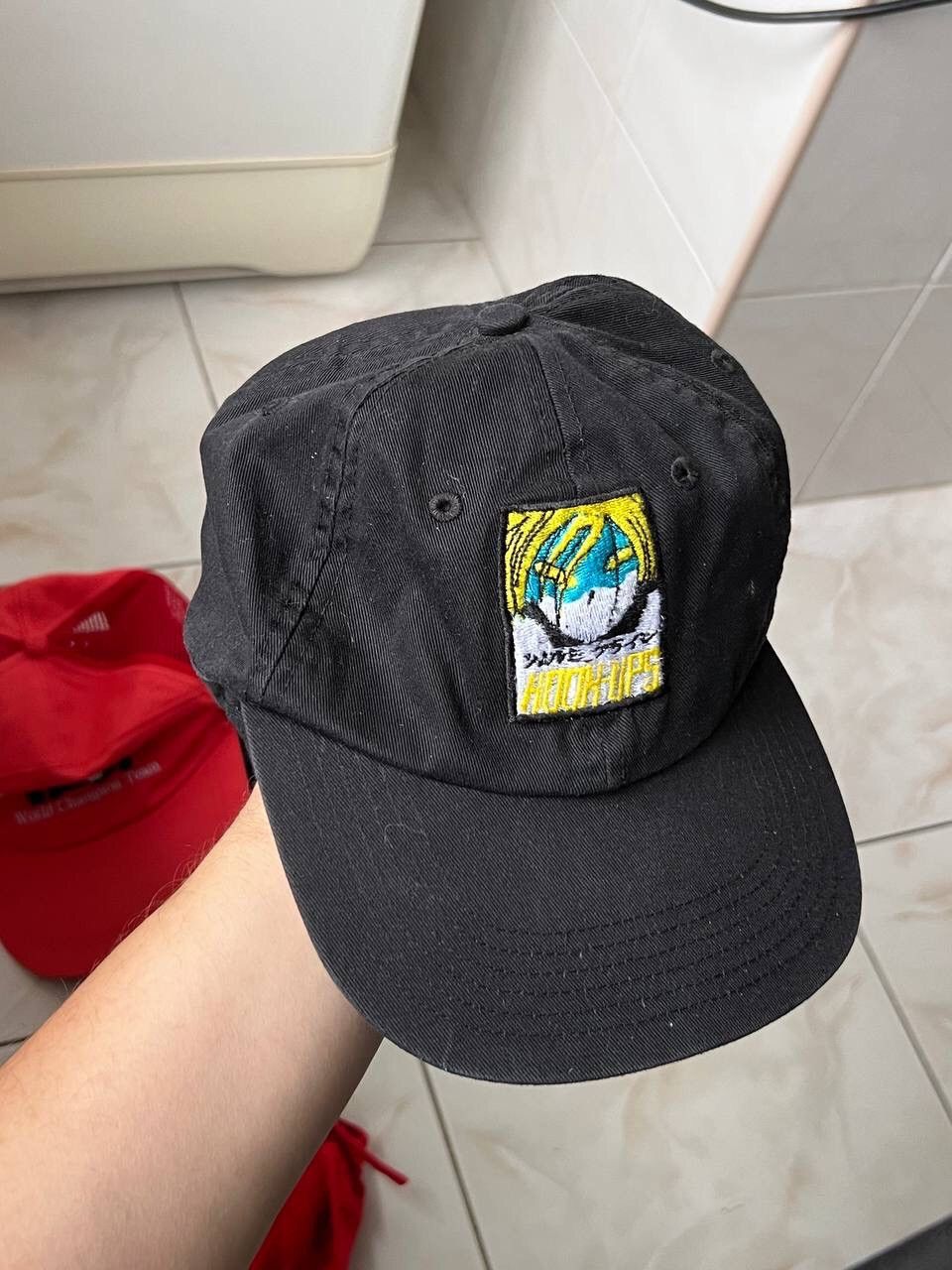 Hook-Ups Vintage Hook Ups Skateboarding Anime Hat Cap Black Skategang Size ONE SIZE - 6 Thumbnail