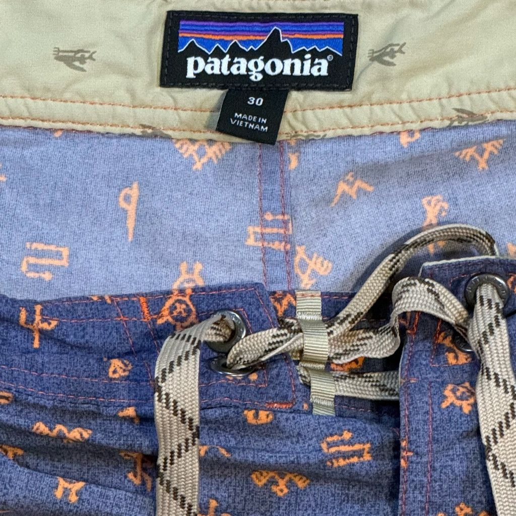 Patagonia Patagonia Men’s 30 Blue Print Board Shorts Size US 26 / EU 42 - 5 Thumbnail