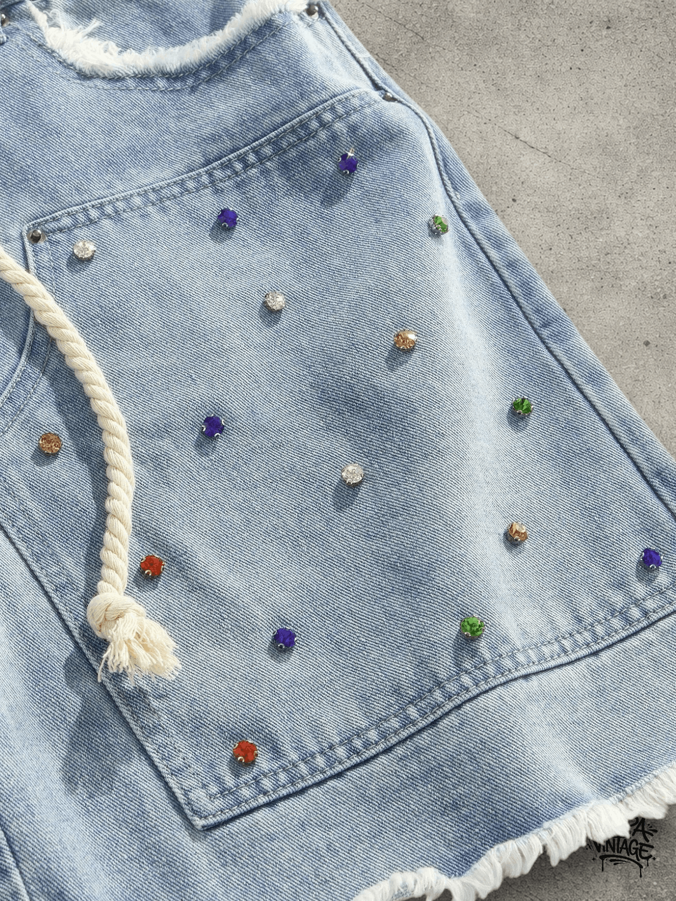 Jean Double waistband shorts Size US 32 / EU 48 - 2 Thumbnail