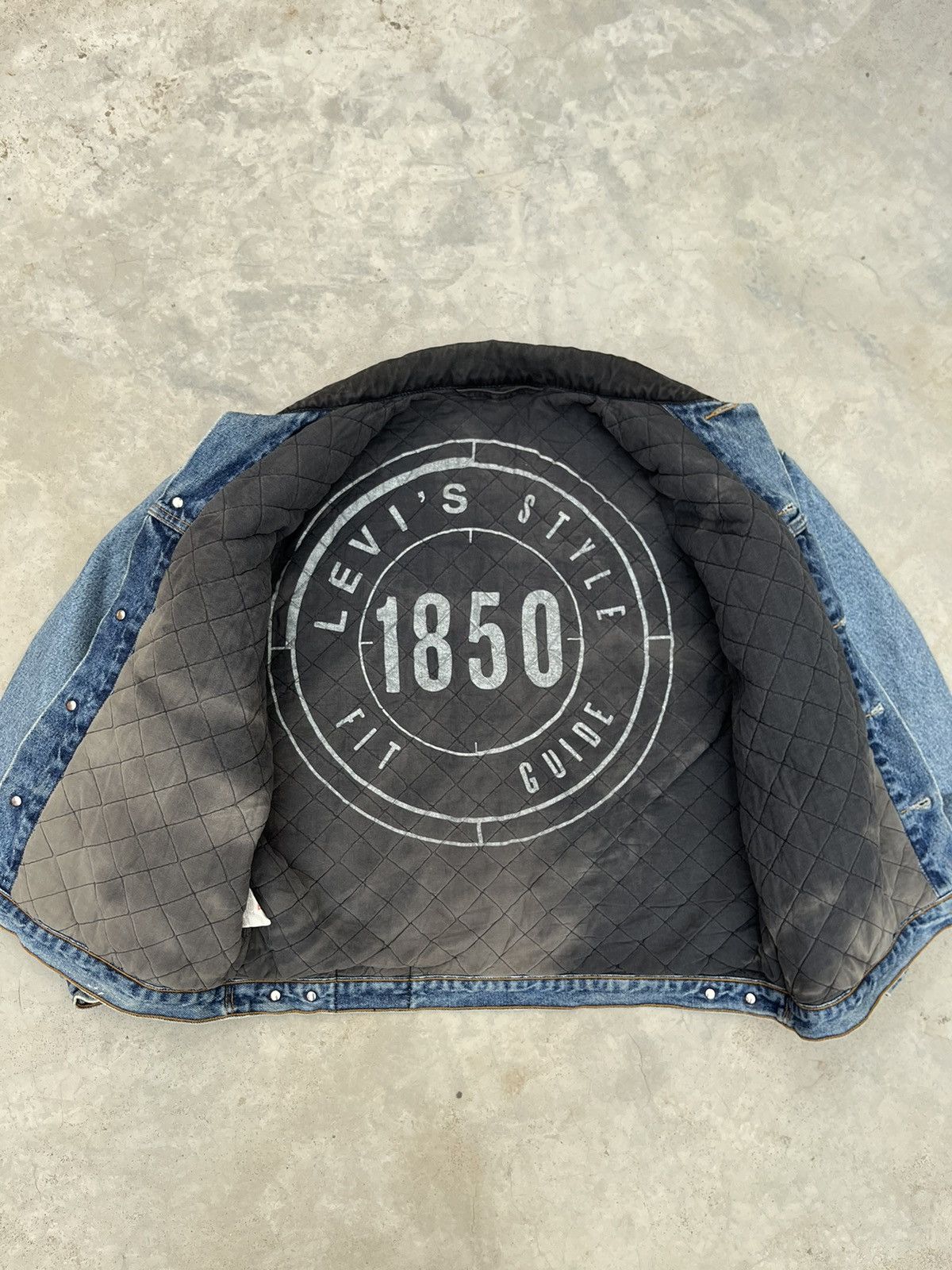 Rare 1989 Levi's orange tab type 2 denim jacket with