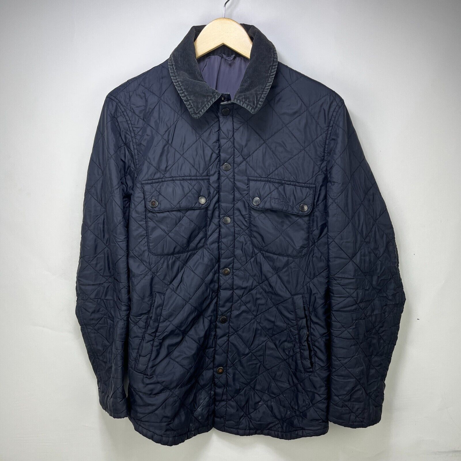 Barbour × Vintage Vintage Barbour Quilted Jacket Mens Medium Size US M / EU 48-50 / 2 - 1 Thumbnail