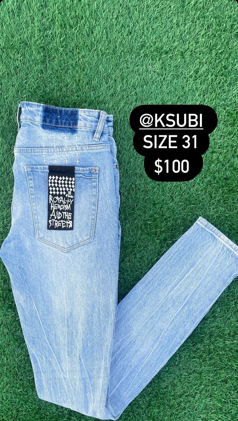 image of Ksubis Jeans in Blue, Men's (Size 30)