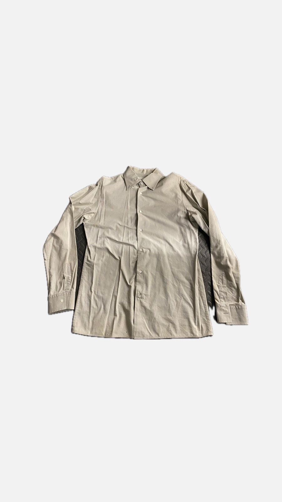 Maison Margiela Maison Margiela Gray Button Up Size US M / EU 48-50 / 2 - 1 Thumbnail
