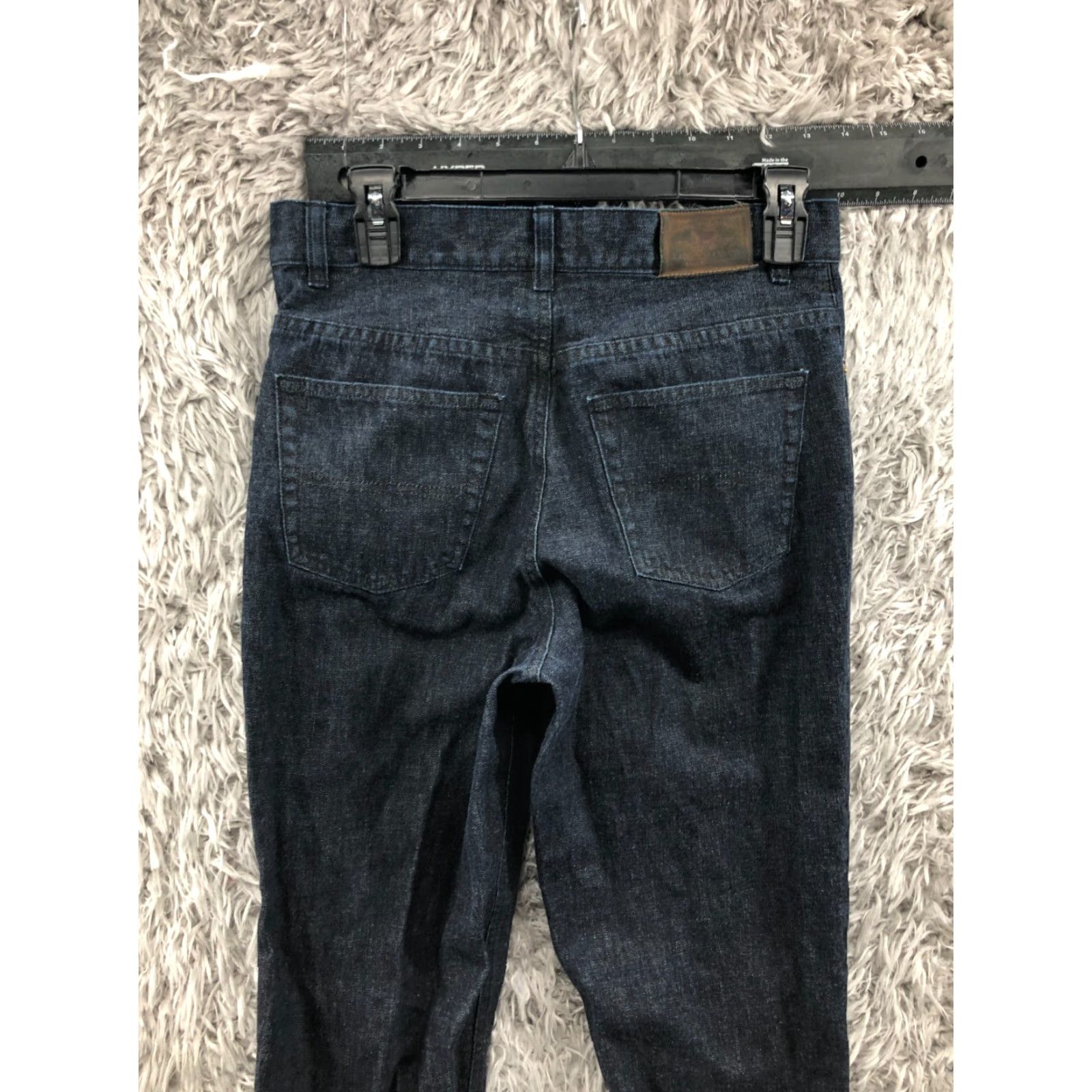 CO Lauren Jeans Co Jeans Size 6 Womens Dark Blue Straight Regular 28 Inseam 31 in Denim Cotton Belt Loops 5-Pocket Classic Modern American Vintage No Size 28" / US 6 / IT 42 - 7 Thumbnail