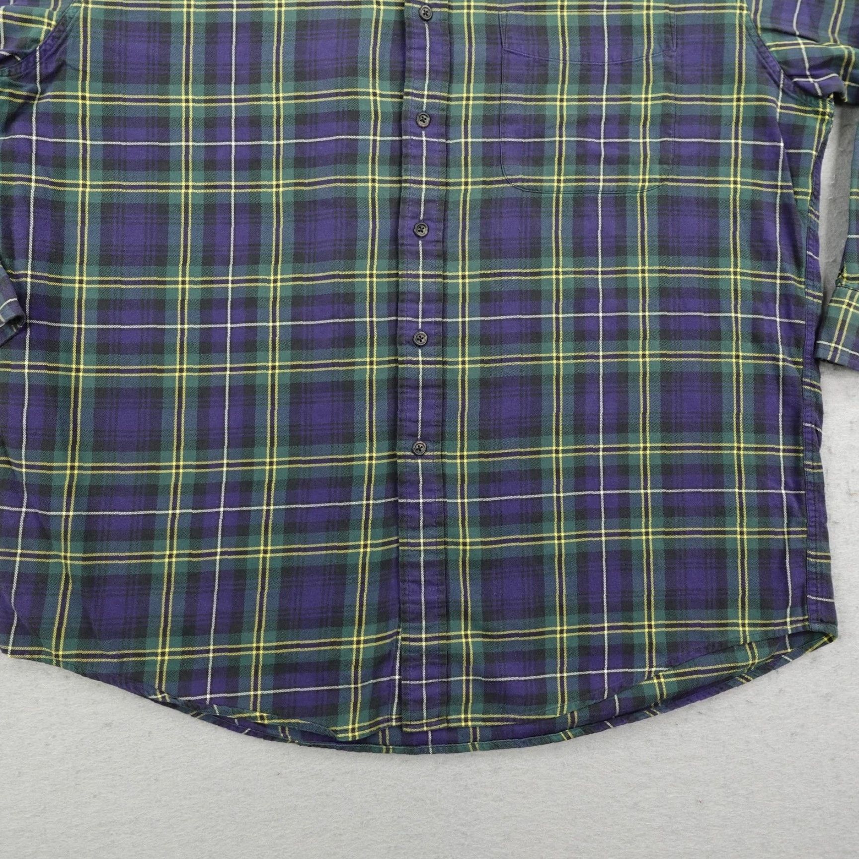 J.Crew VINTAGE J.CREW Long Sleeve Button-Up Shirt L Blue Plaid 90s Outdoor Preppy Mens Size US L / EU 52-54 / 3 - 4 Thumbnail