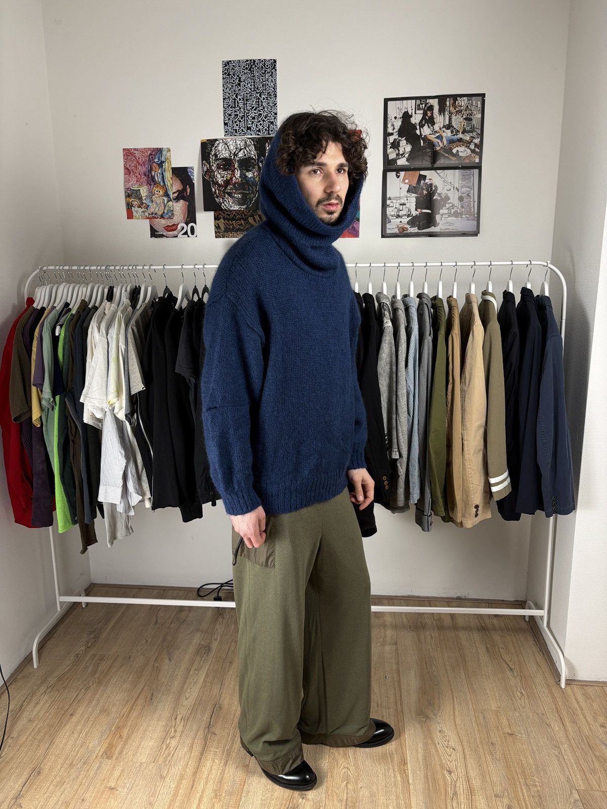 Undercover Undercover AW19 Mohair Turtleneck Sweatshirt Navy Size US M / EU 48-50 / 2 - 11 Thumbnail