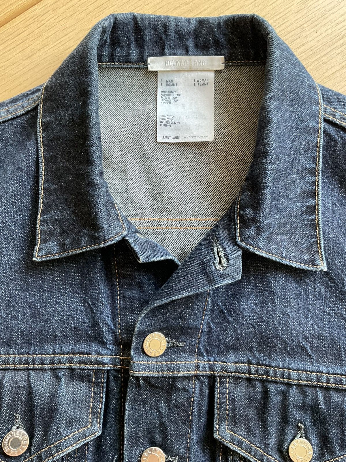 Helmut Lang Helmut Lang denim jacket Size US S / EU 44-46 / 1 - 6 Thumbnail