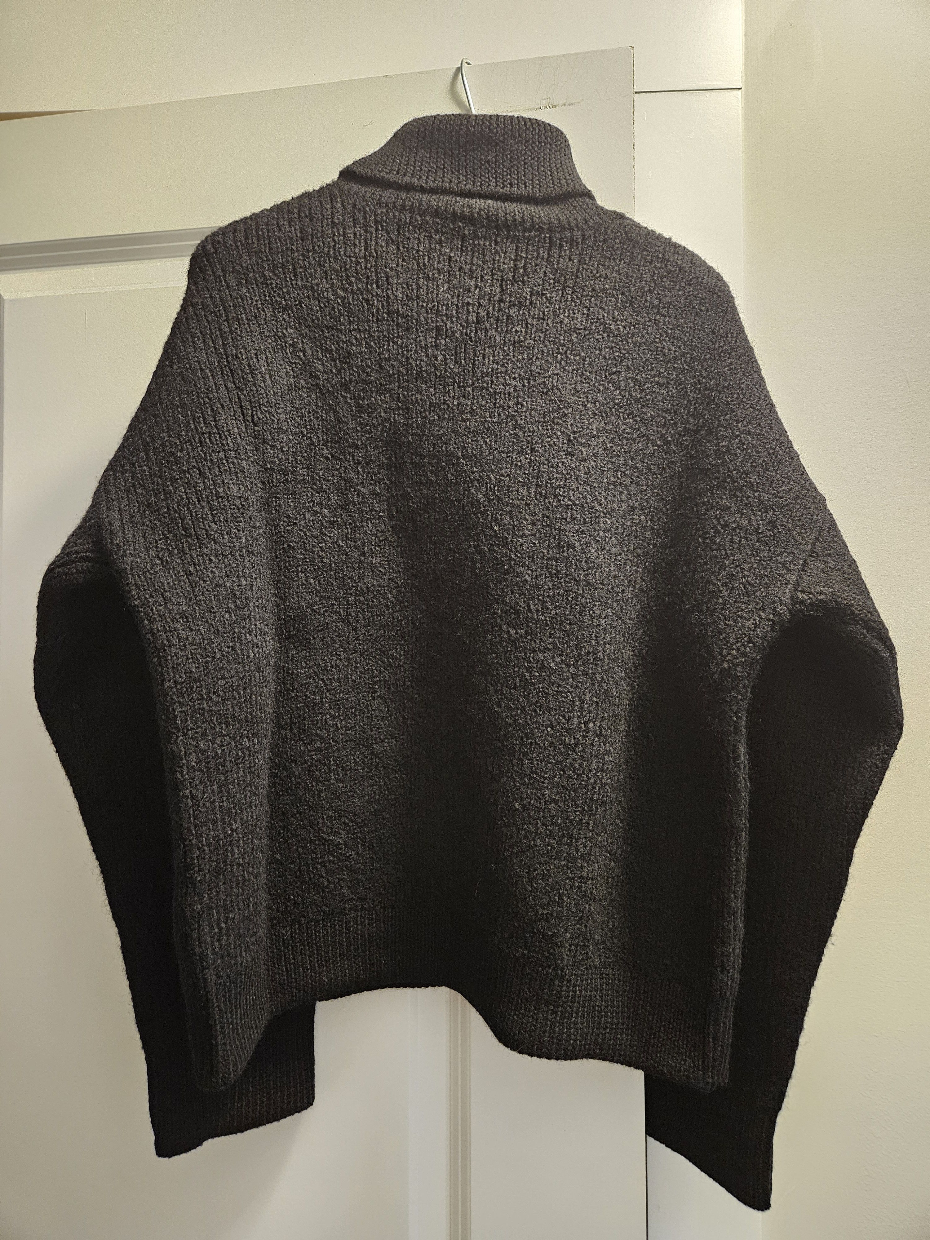 Heron Preston Heron Preston Black СТИЛЬ Thick Turtleneck Cotton Sweater Size US L / EU 52-54 / 3 - 2 Thumbnail