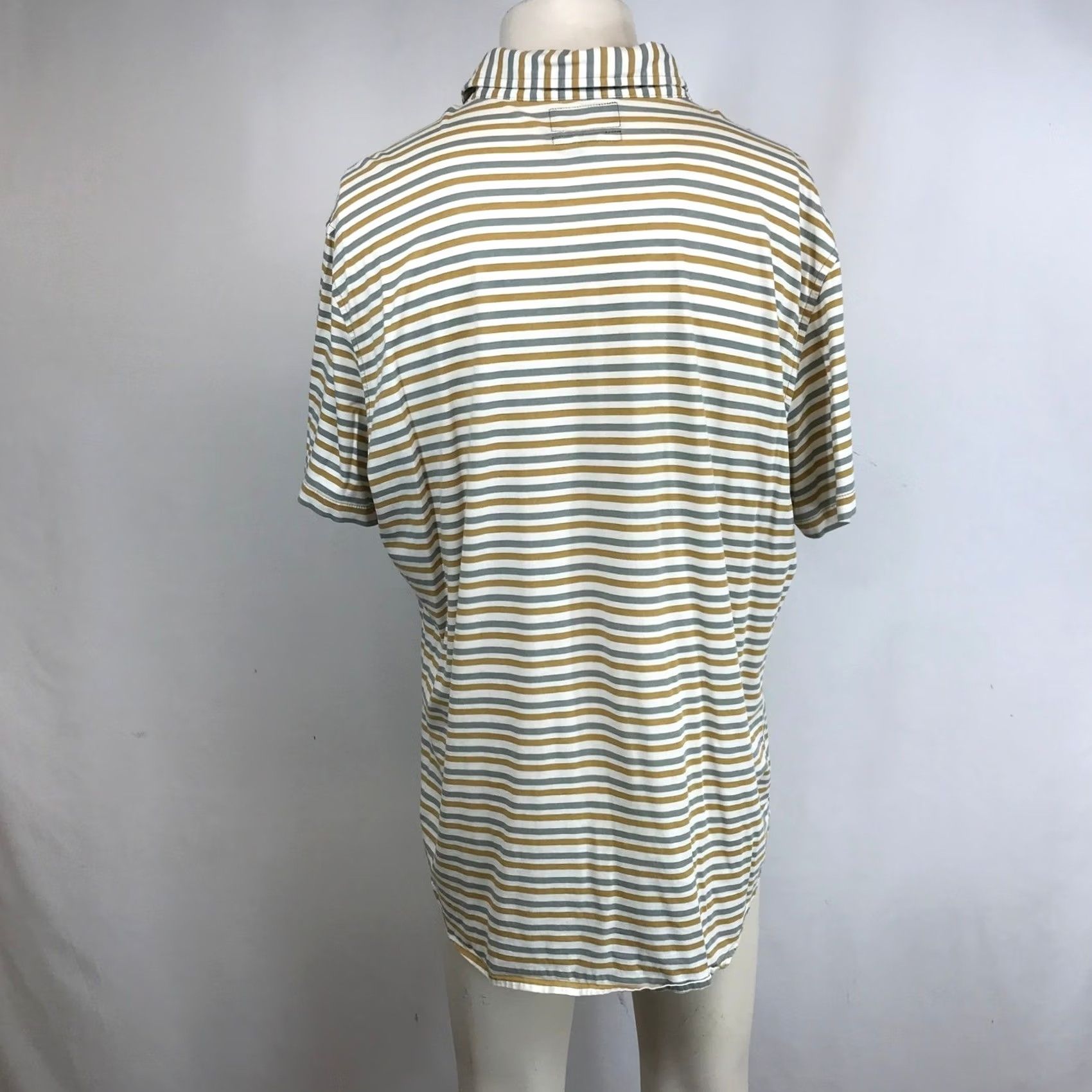 Bonobos BONOBOS Striped Short Sleeve Button-Up Shirt XL Size US XL / EU 56 / 4 - 5 Thumbnail