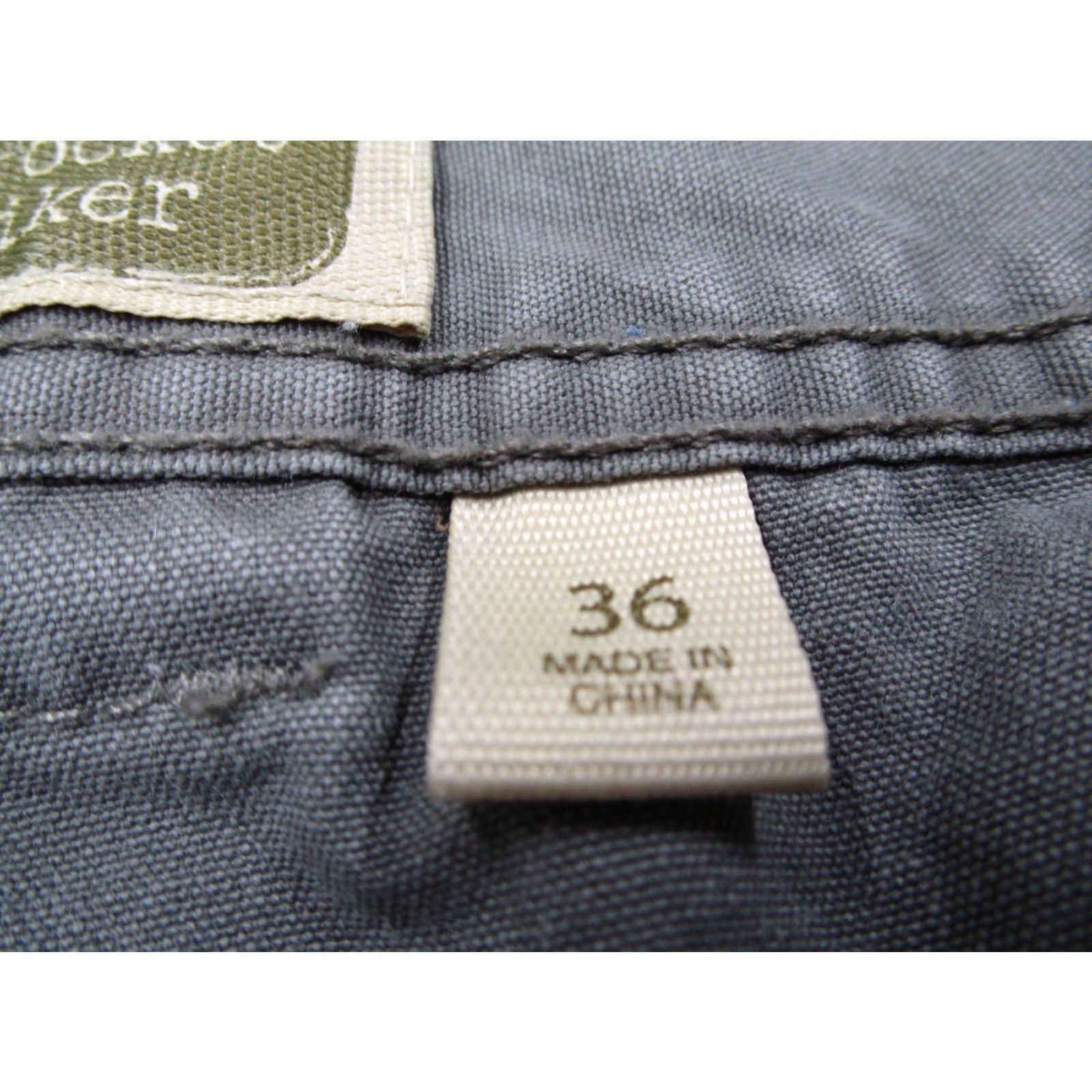 Vintage Cabela's Pants Mens 7 Pocket Hiker Cargo Work Canvas Cotton Green 36x31 Casual Travel Outdoor 90s Mens Size US 36 / EU 52 - 4 Thumbnail