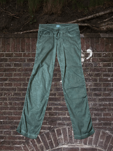 Elisa Cavaletti × Vintage Vintage Printed Flare Pants Size 29" - 1 Thumbnail