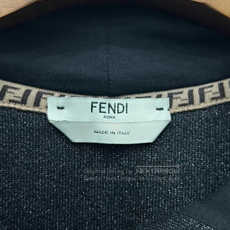 Fendi Fendi Wool blend solid color hooded sweatshirt Size XXS / US 00 / IT 34 - 4 Thumbnail