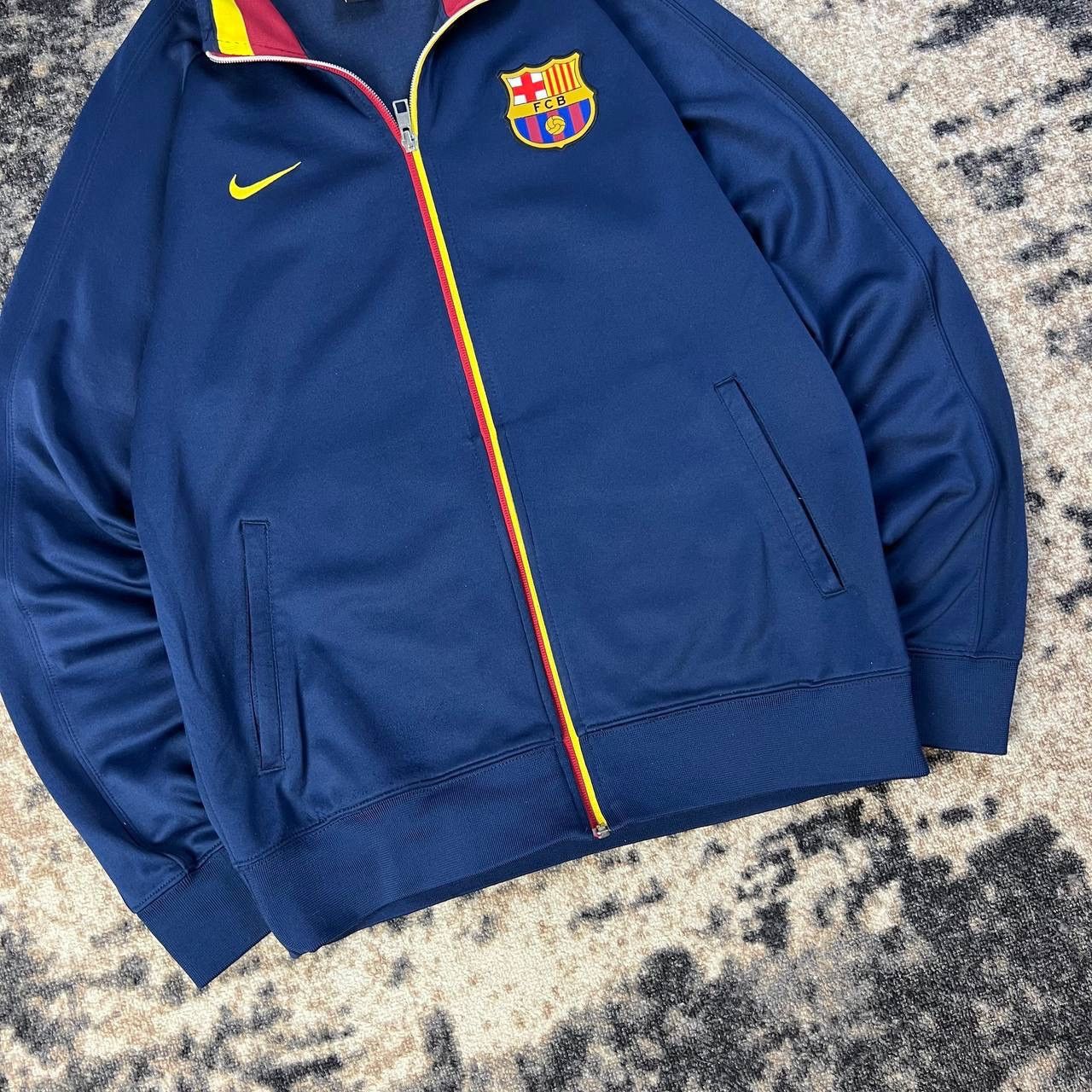 Nike Nike x FC Barcelona Vintage Zip Up Track Jacket Size US M / EU 48-50 / 2 - 3 Thumbnail