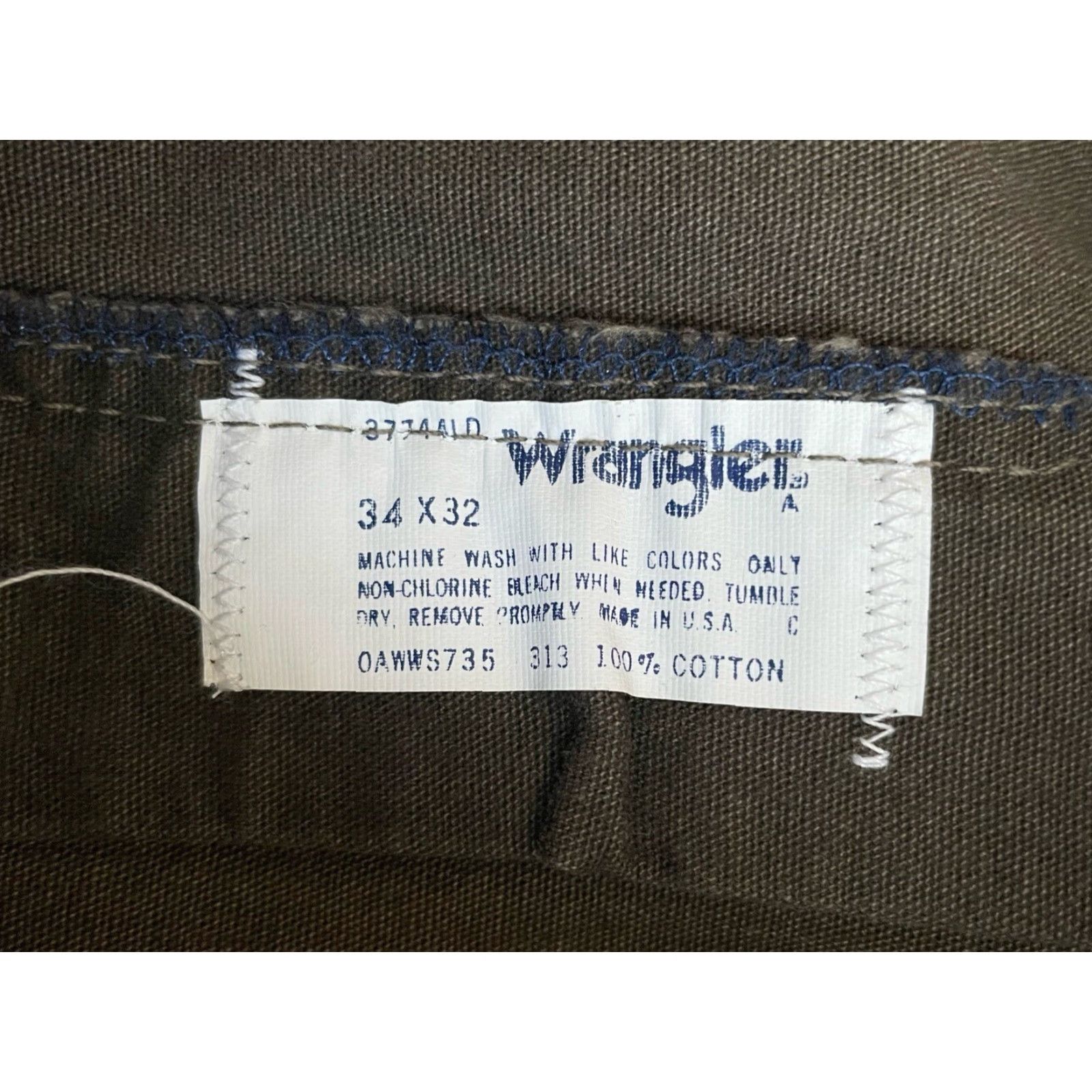 Wrangler VINTAGE Wrangler Rugged Wear Sportsman Jeans Men 34x32 Green 1990s USA Made NWT NOS Belt Loops Tapered奥 Size US 34 / EU 50 - 7 Thumbnail