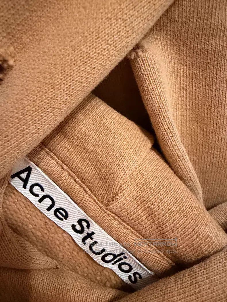 Acne Studios Acne Studios Khaki hooded sweatshirt Size XXS / US 00 / IT 34 - 3 Thumbnail