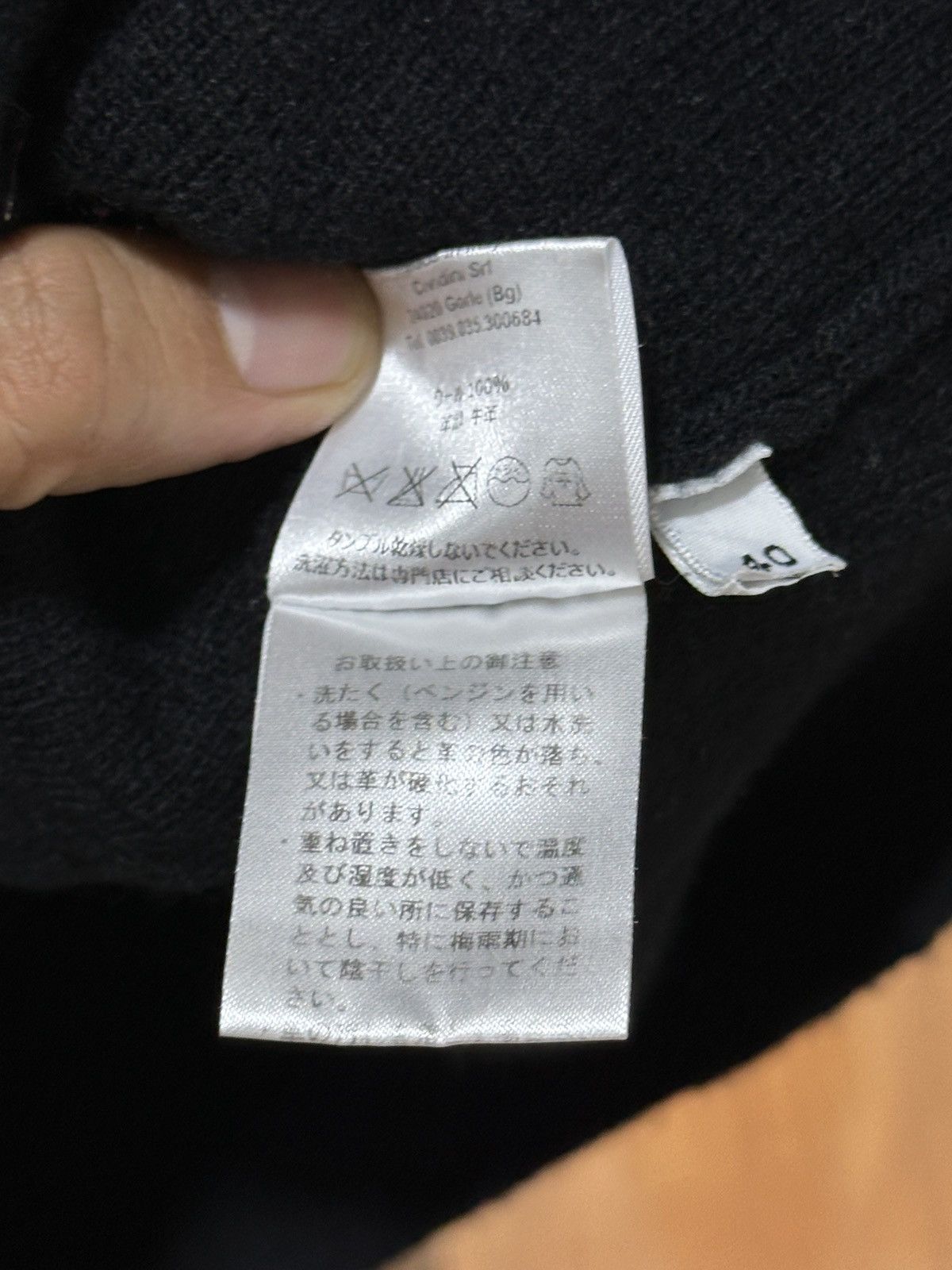 Other Cividini Italian Designer Wool & Calfskin Zipper Knitted Size US M / EU 48-50 / 2 - 11 Thumbnail