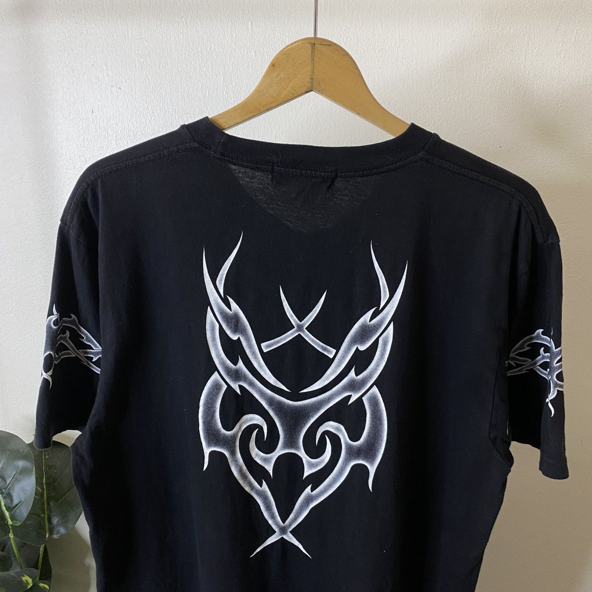 If Six Was Nine CrossKeys Affliction Tribal Cyber Gothic Punk Grunge Tshirt Size US L / EU 52-54 / 3 - 9 Thumbnail