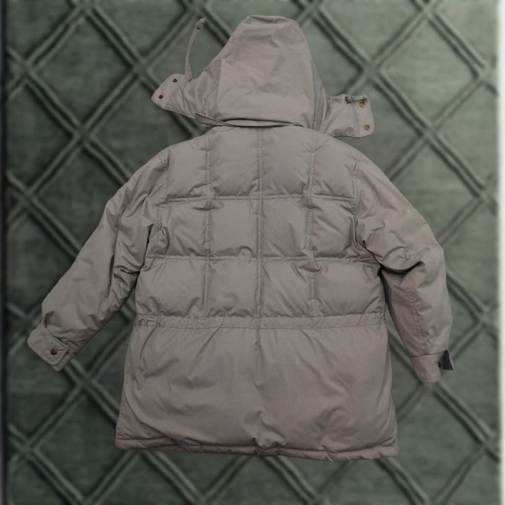 Eddie Bauer VTG 80s Eddie Bauer Goose Down Hooded Full Zip Parka Gray XL (23X30) Adult Mens Size US XL / EU 56 / 4 - 1 Thumbnail