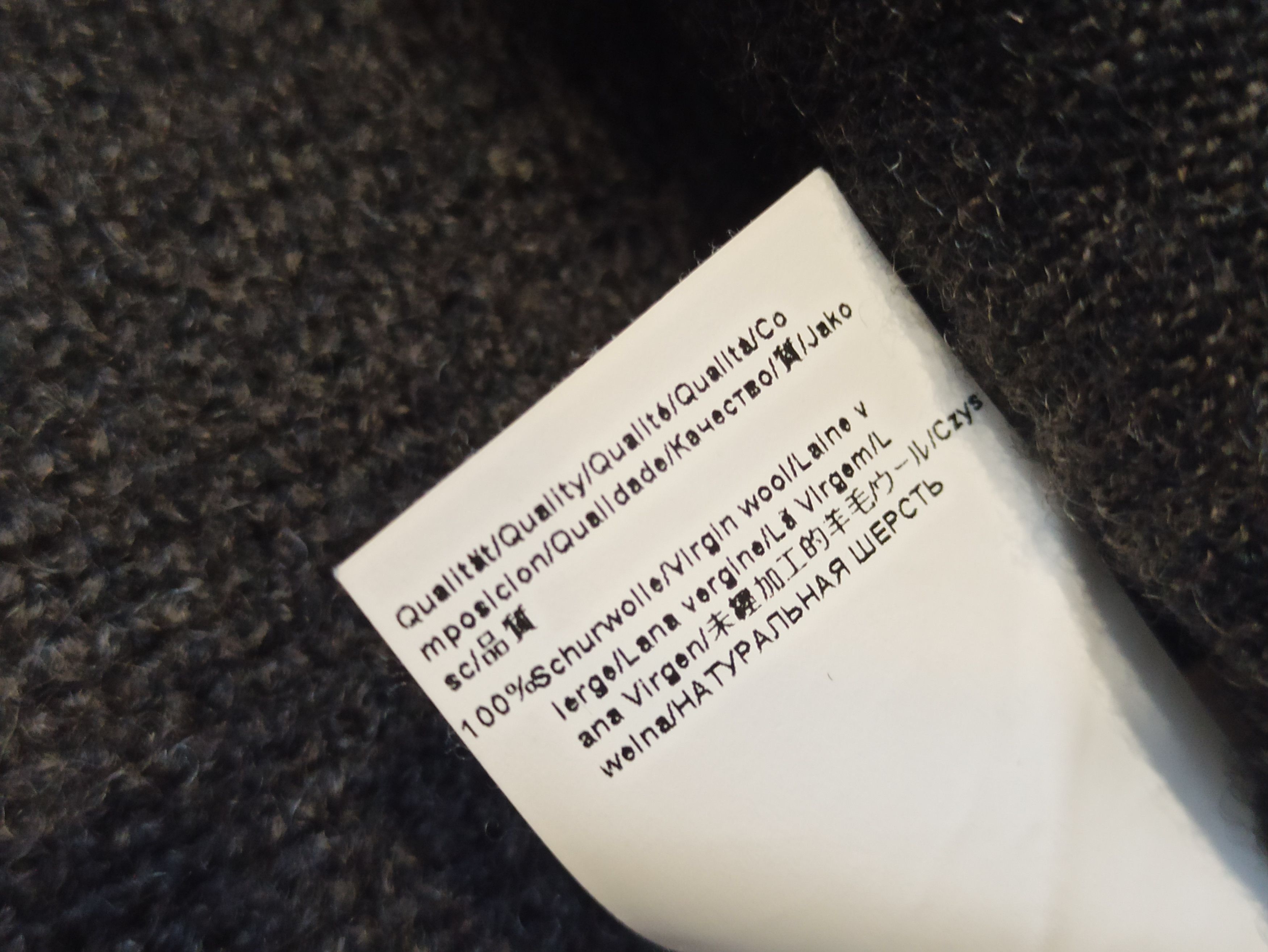 Hugo Boss Hugo Boss Double Breasted Knitted Wool Grey Short Coat Size US M / EU 48-50 / 2 - 5 Thumbnail