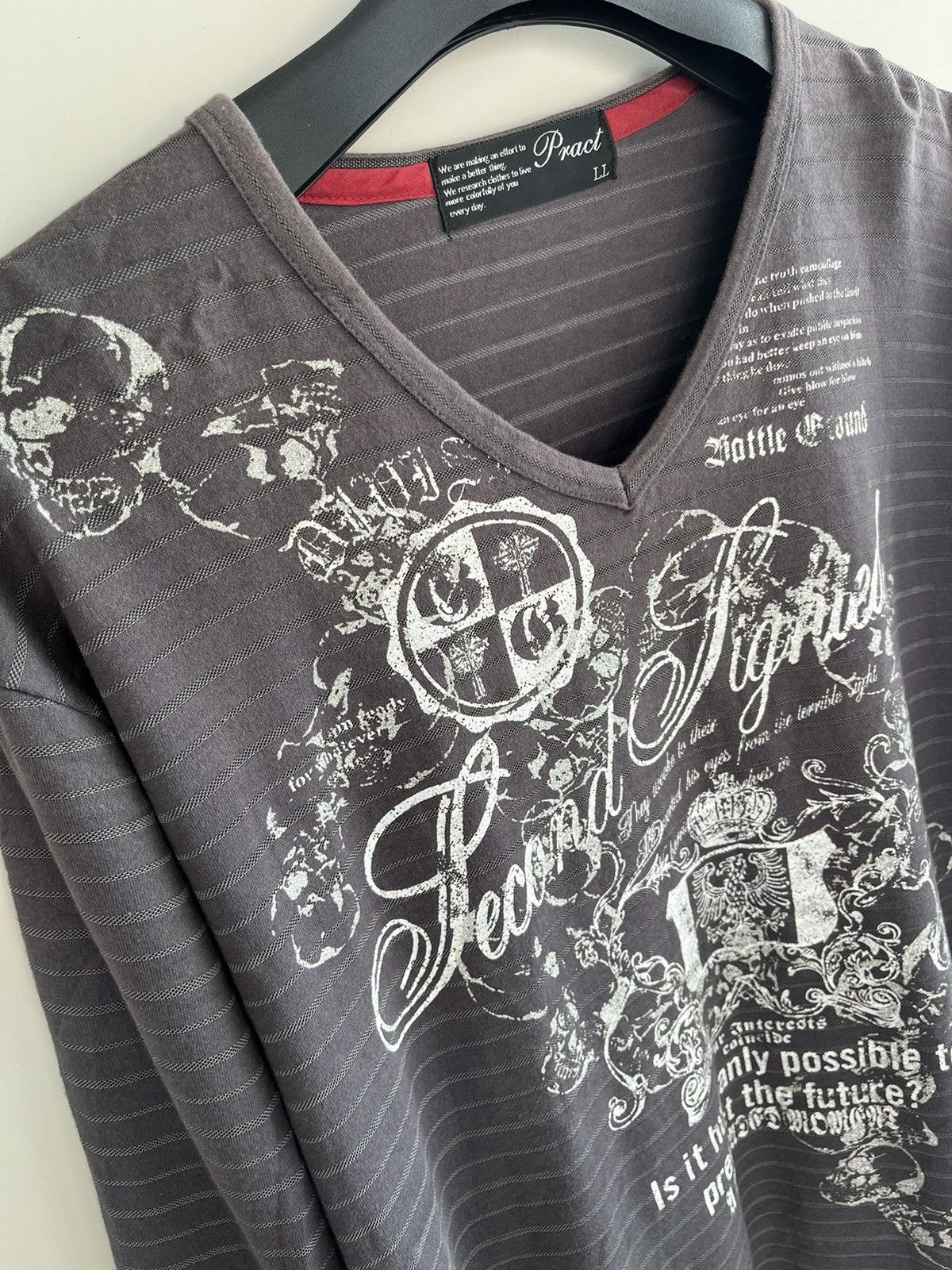 Japanese Pract Poem skull Seditionaries Punk Style Sleeve