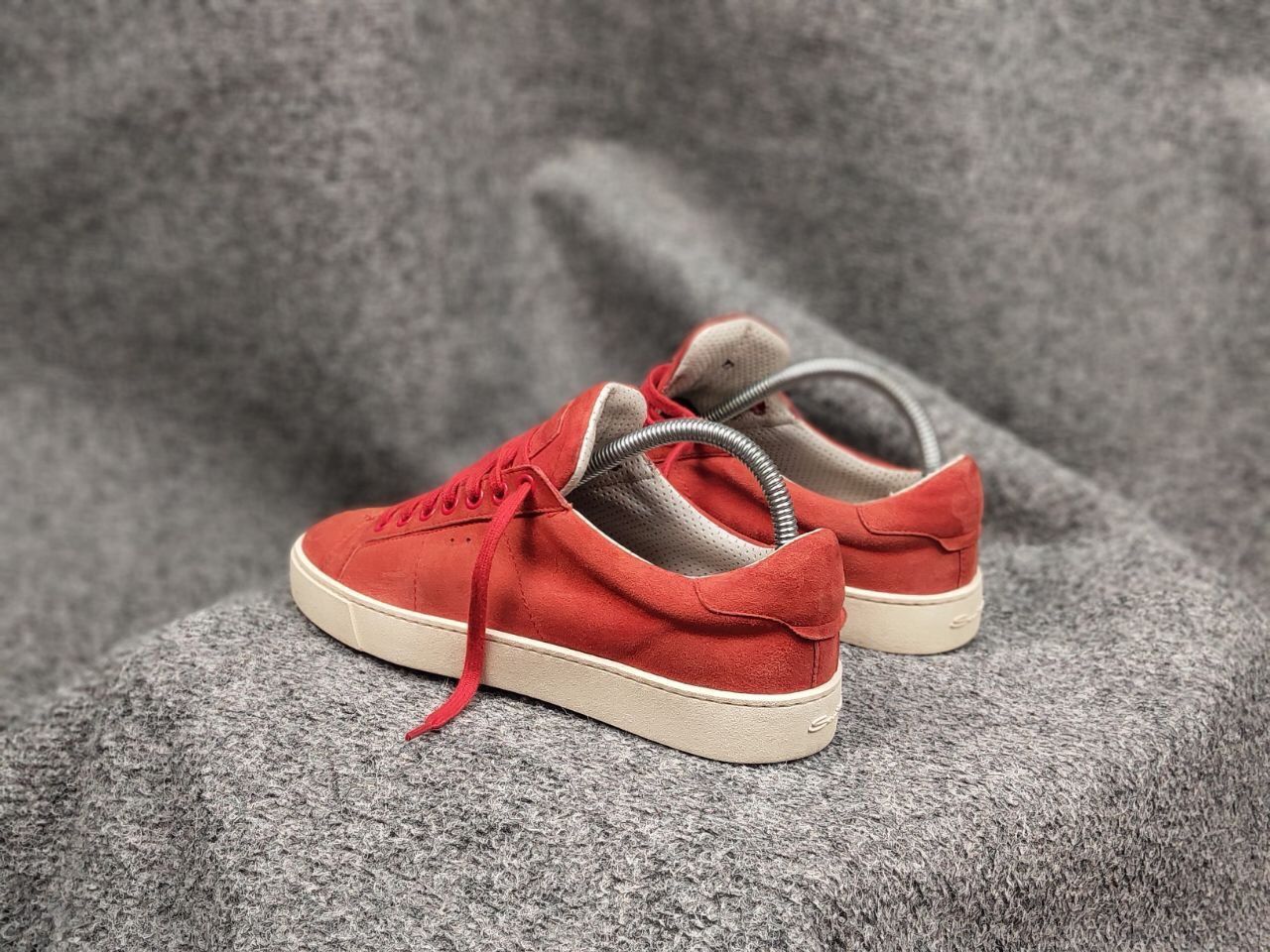 Santoni Santoni Design Orange women's Leather suede Classic Sneakers Size US 7 / IT 37 - 10 Thumbnail