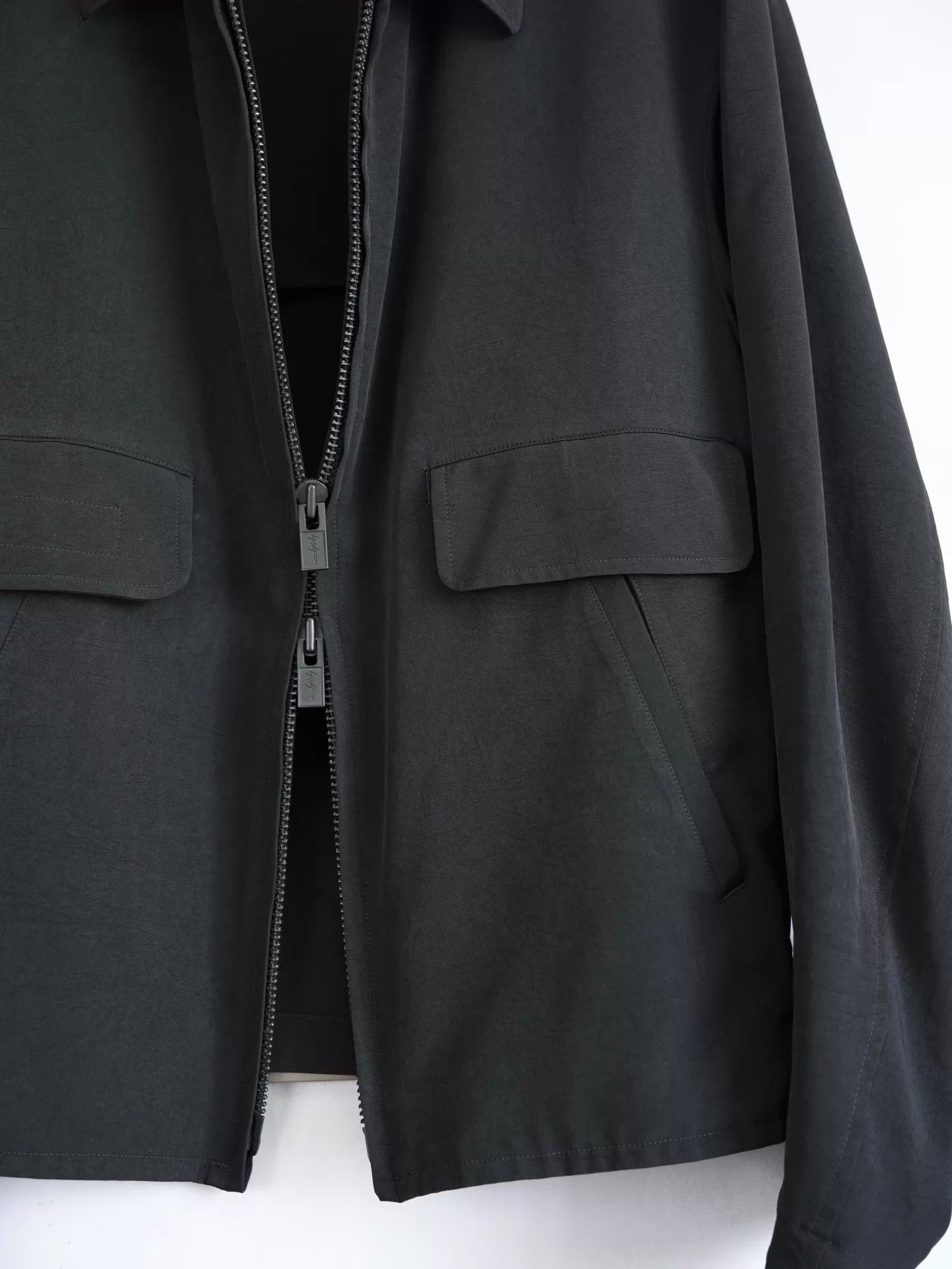 Yohji Yamamoto Yohji Yamamoto 24SS Zip Triacetate Jacket Size US L / EU 52-54 / 3 - 5 Thumbnail